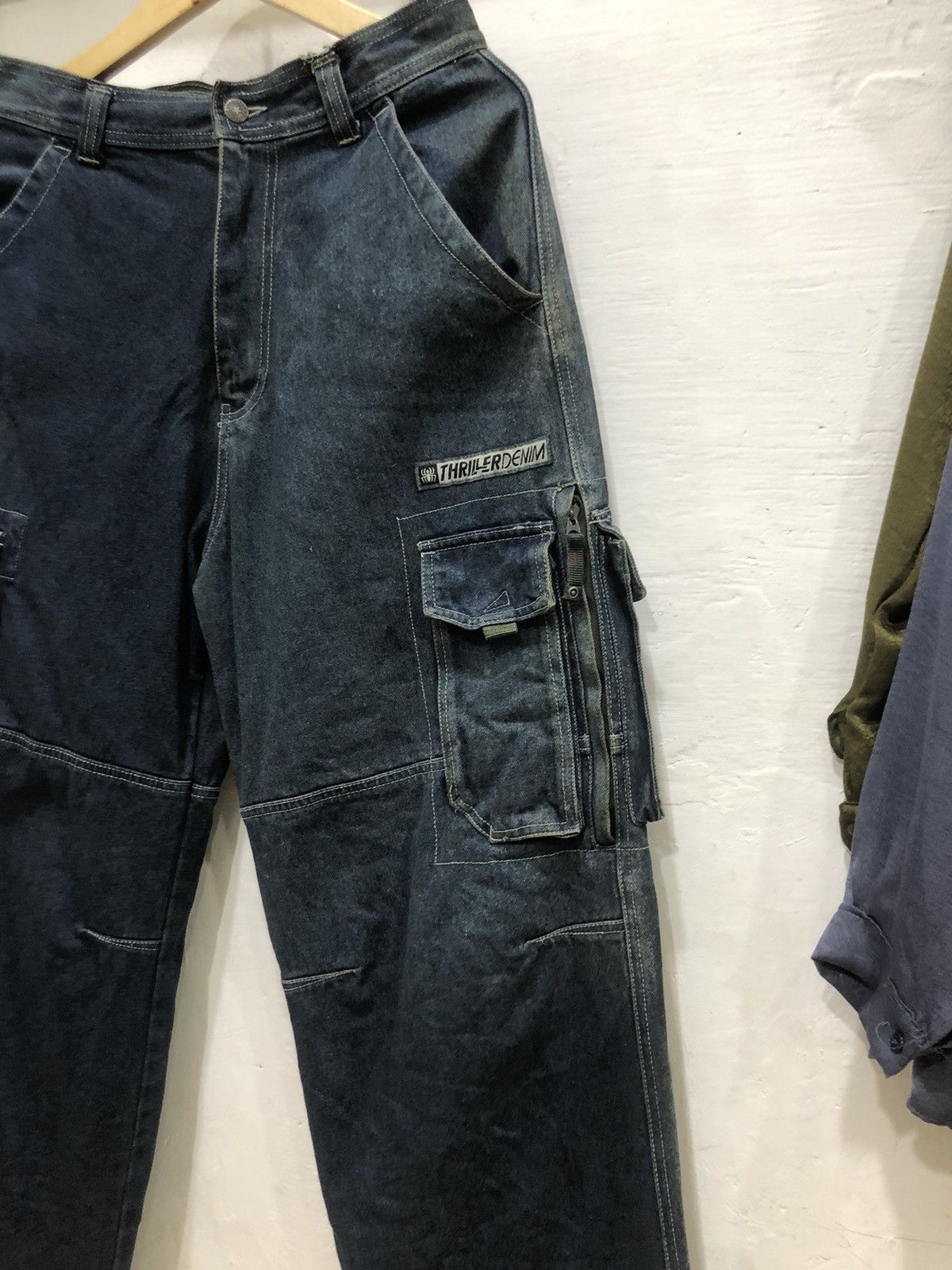 Japanese Brand × Seditionaries Thriller Denim Cargo Pants Size US 30 / EU 46 - 4 Thumbnail