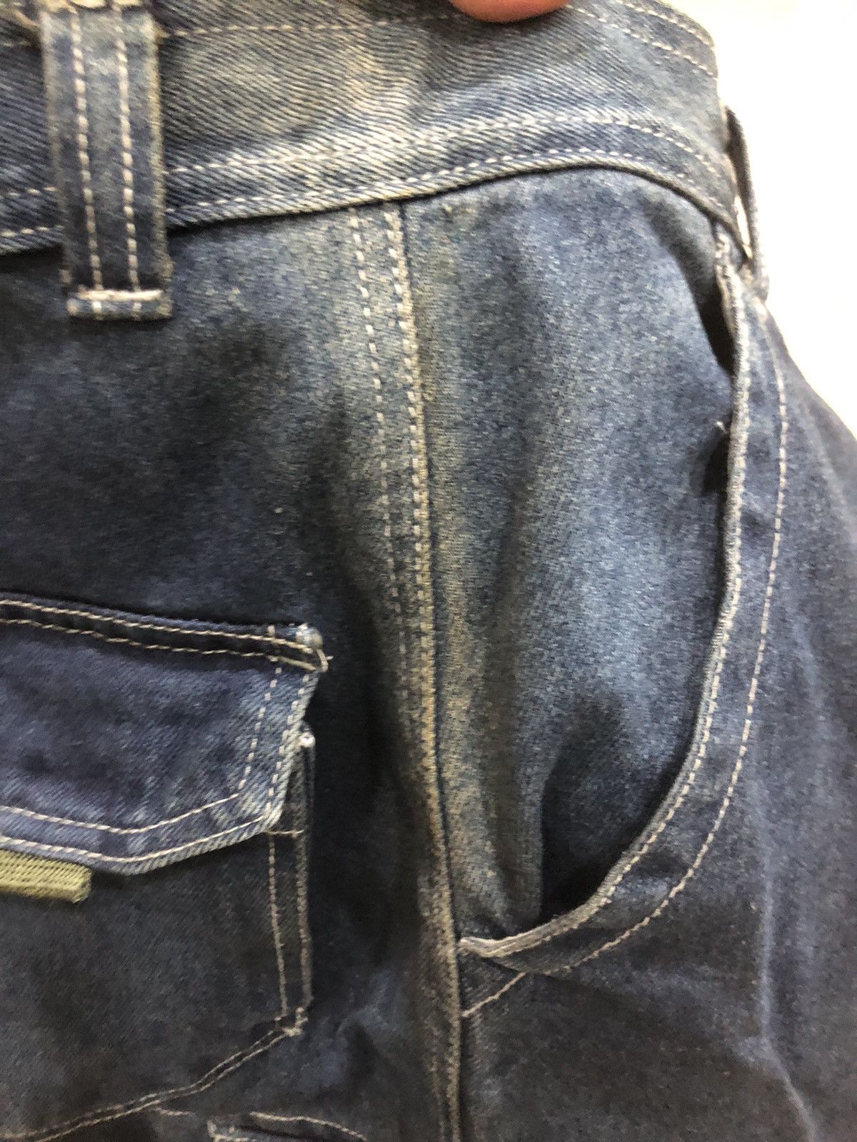Japanese Brand × Seditionaries Thriller Denim Cargo Pants Size US 30 / EU 46 - 13 Thumbnail