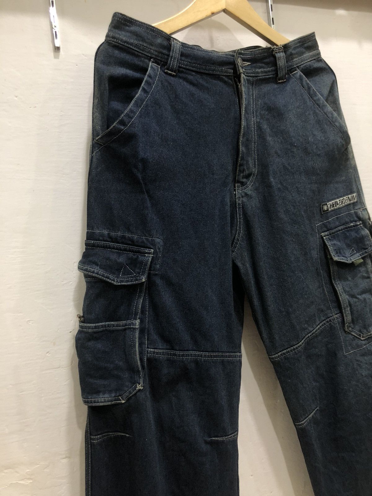 Japanese Brand × Seditionaries Thriller Denim Cargo Pants Size US 30 / EU 46 - 3 Thumbnail