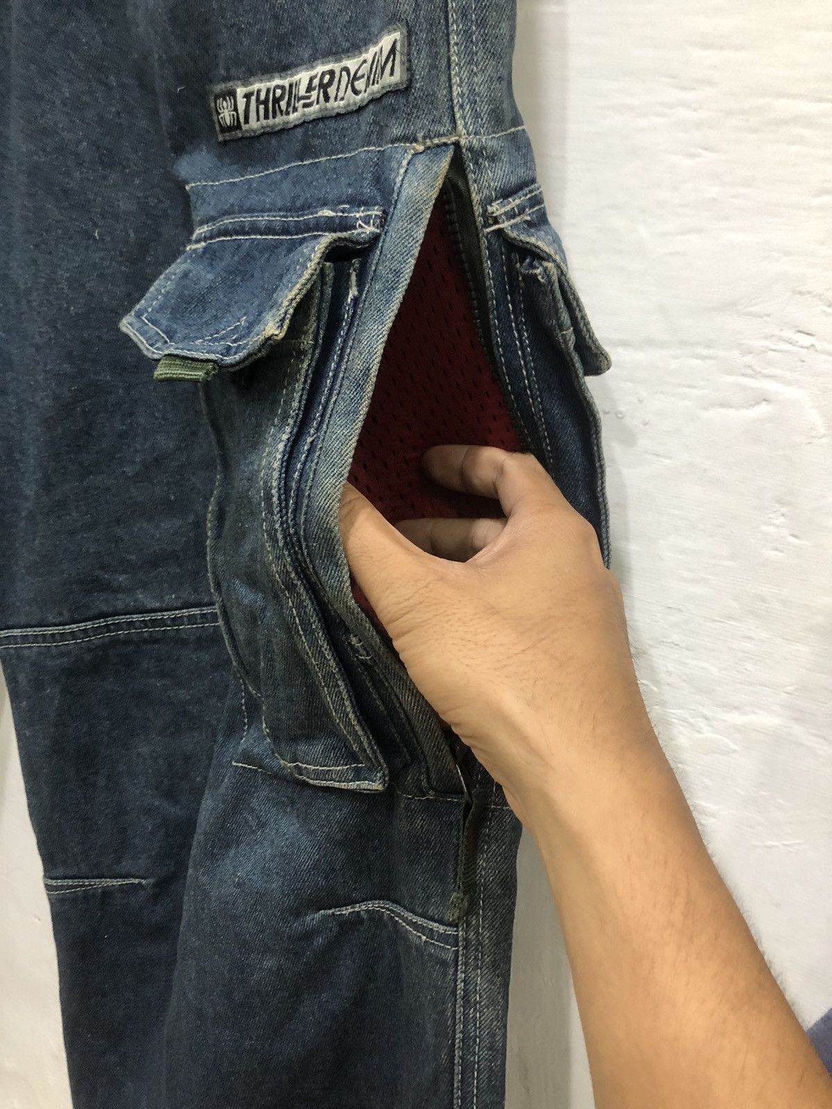 Japanese Brand × Seditionaries Thriller Denim Cargo Pants Size US 30 / EU 46 - 5 Thumbnail