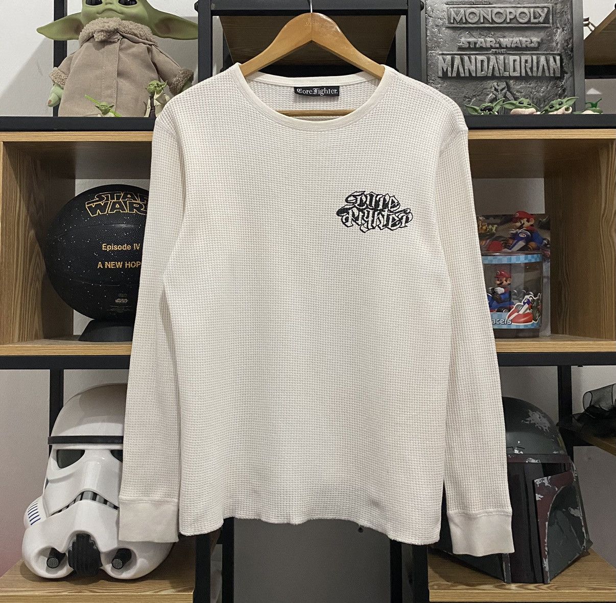 Japanese Brand Japan CORE FIGHTER Hand Sign Thermal Longsleeve Size US L / EU 52-54 / 3 - 5 Thumbnail