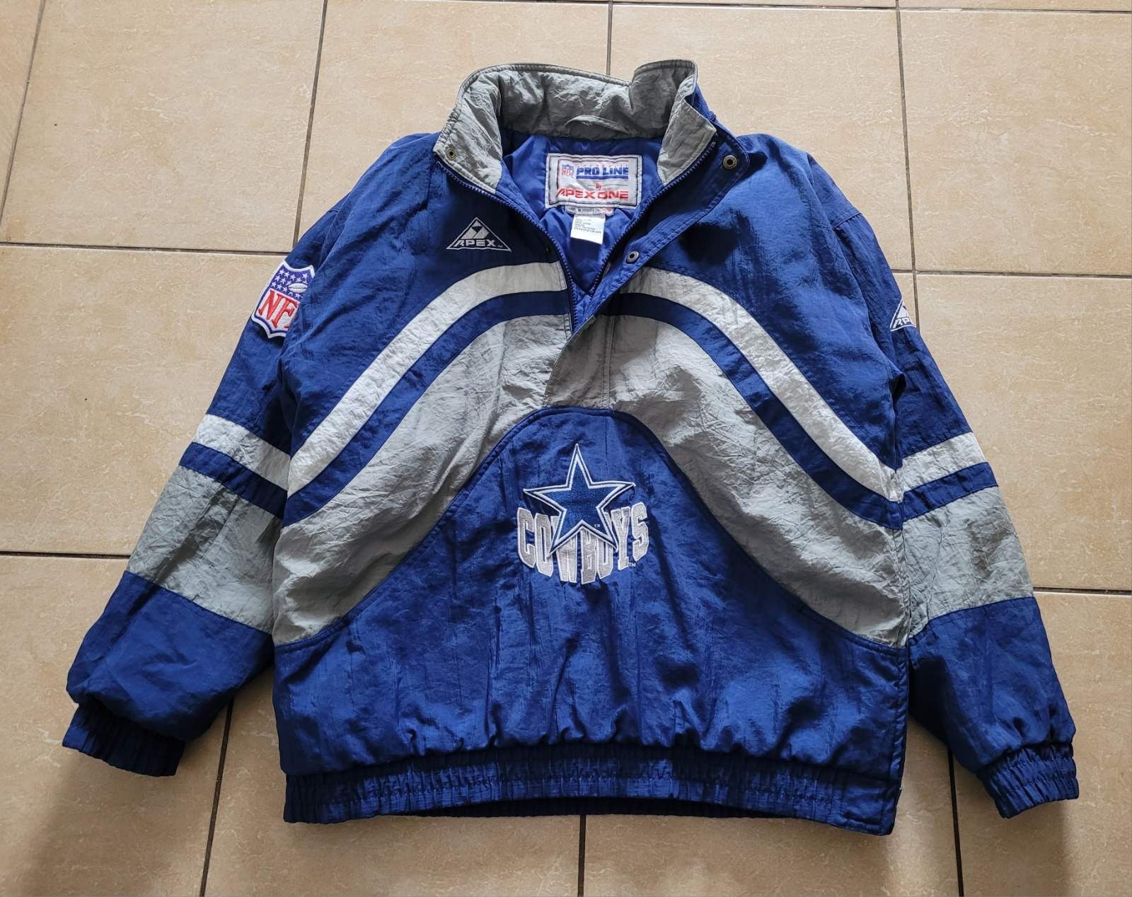 Dallas Cowboys: 1990's Apex One Fullzip Proline Jacket (XL