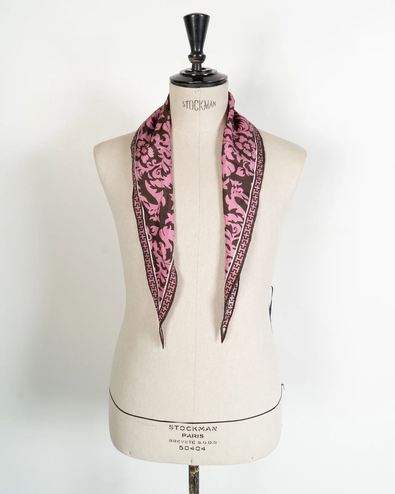 Haider Ackermann FW17 Bellegambe Floral Small Diamond Shaped Silk Scarf ...