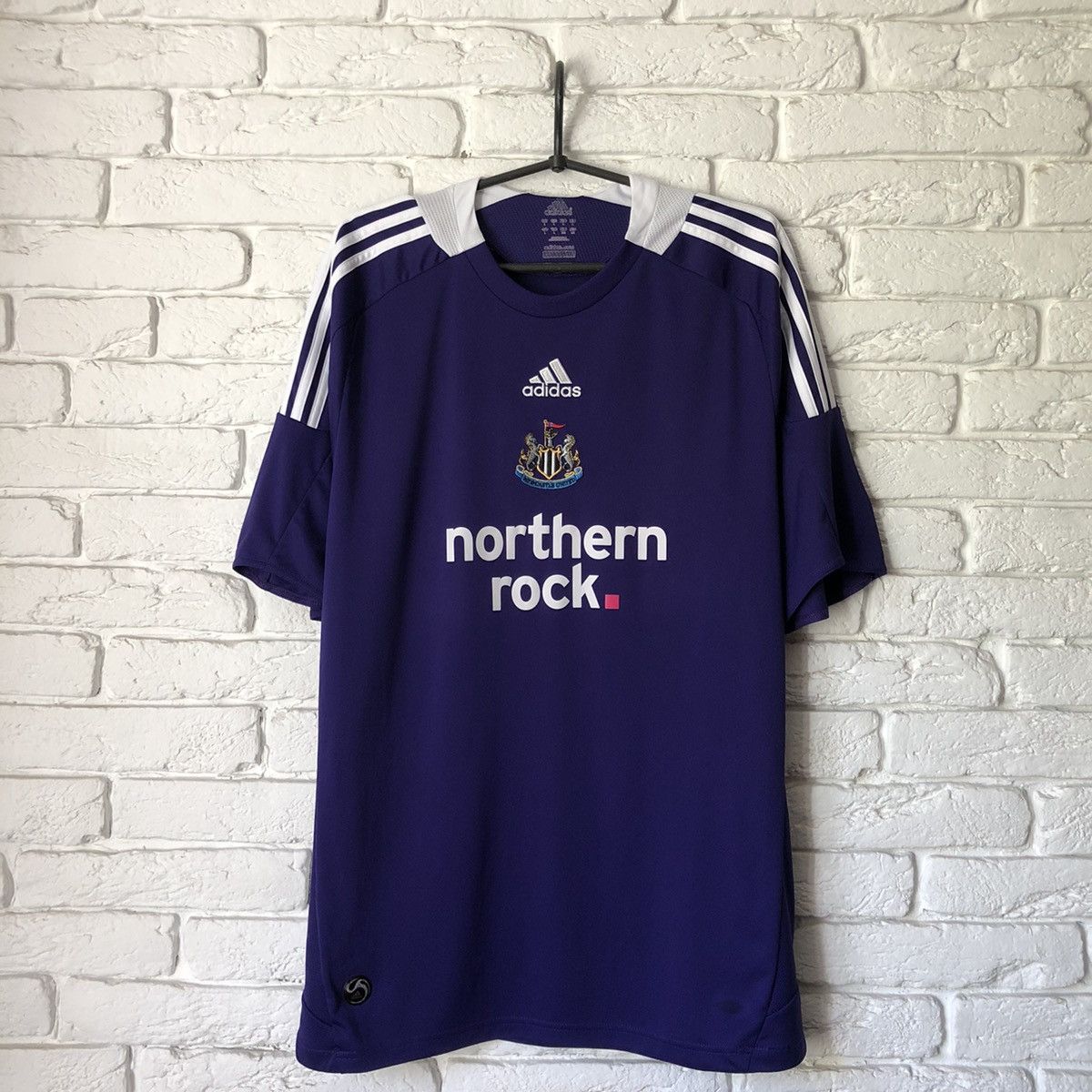 Adidas Newcastle United 2008 2009 away vintage soccer jersey Size US XL / EU 56 / 4 - 1 Thumbnail