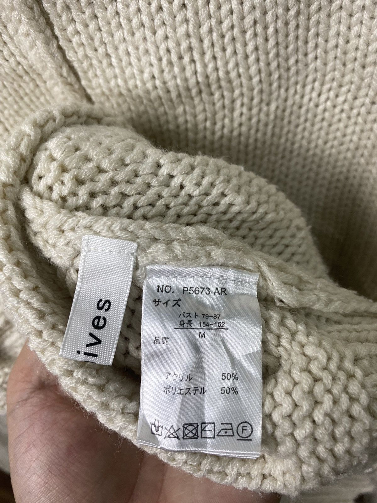 Homespun Knitwear DL Archives distressed ripped sweatshirt Knitwear #Z114 Size US M / EU 48-50 / 2 - 16 Thumbnail