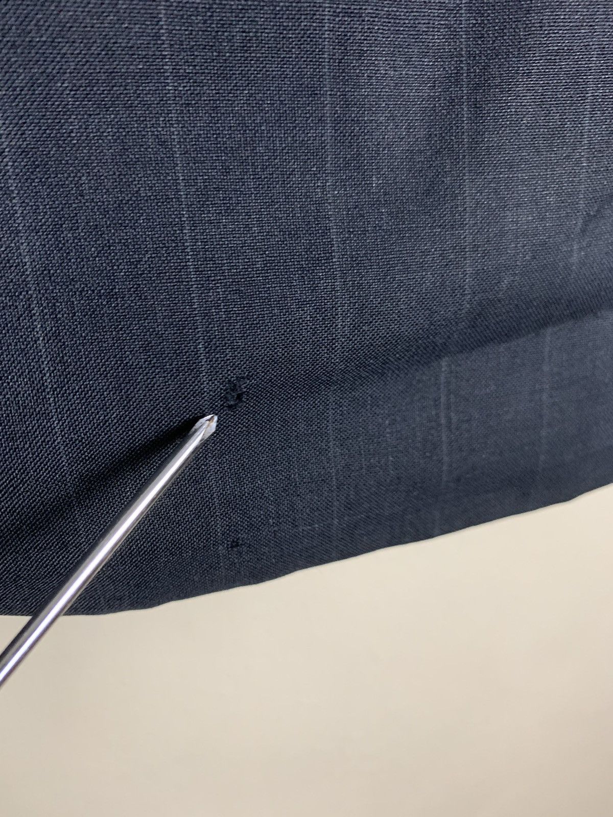 Comme des Garcons × Comme des Garcons Homme Deux × Rei Kawakubo Vintage 1990 Comme Des Garcons Homme Deux Navy Strip Suit Size 38L - 10 Thumbnail