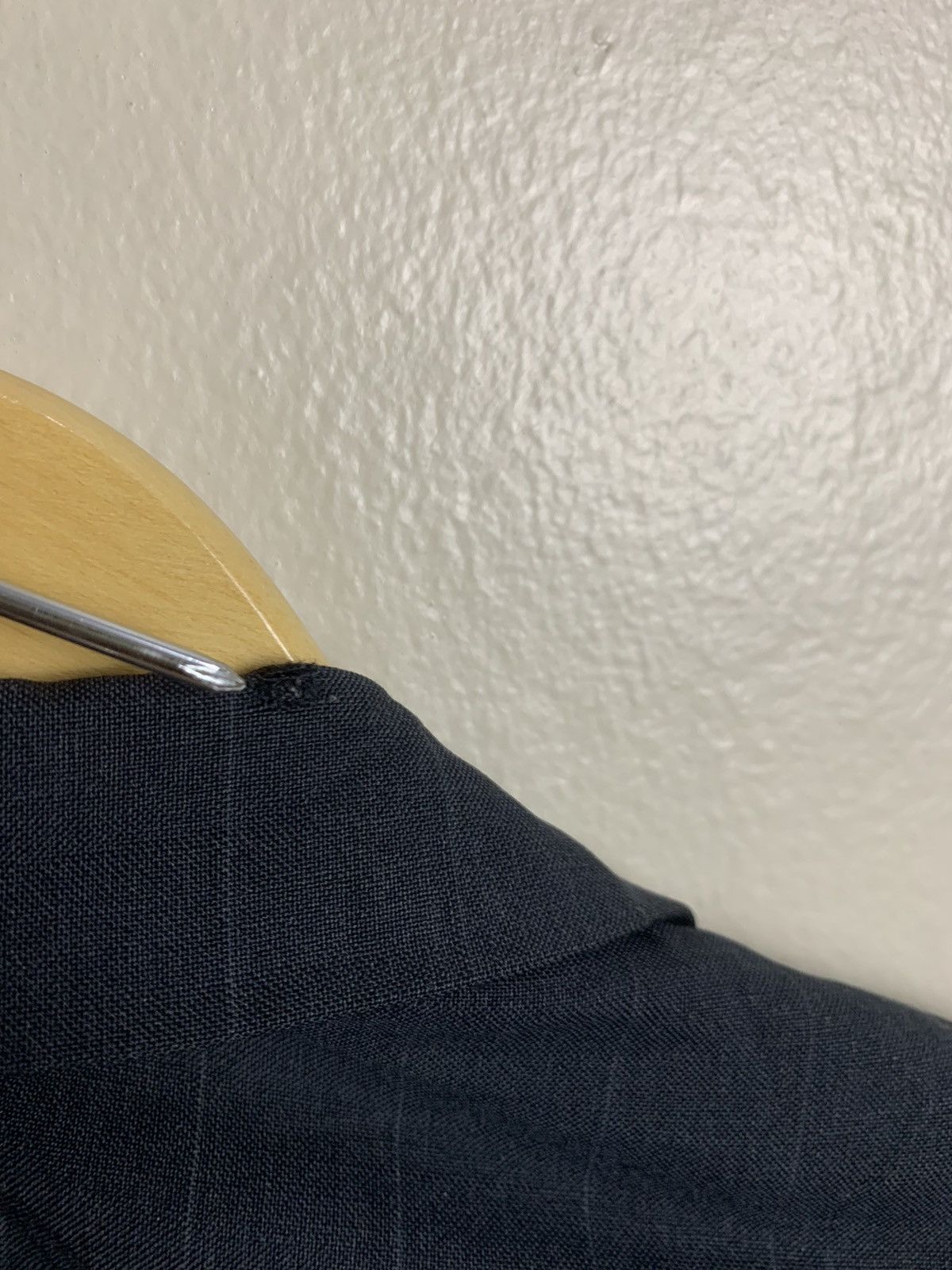 Comme des Garcons × Comme des Garcons Homme Deux × Rei Kawakubo Vintage 1990 Comme Des Garcons Homme Deux Navy Strip Suit Size 38L - 11 Thumbnail
