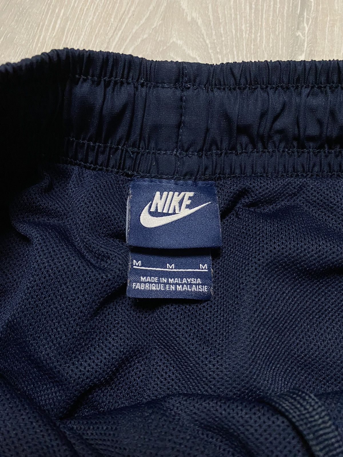 Nike × Vintage Nike vintage navy track pants small swoosh Size US 30 / EU 46 - 5 Thumbnail