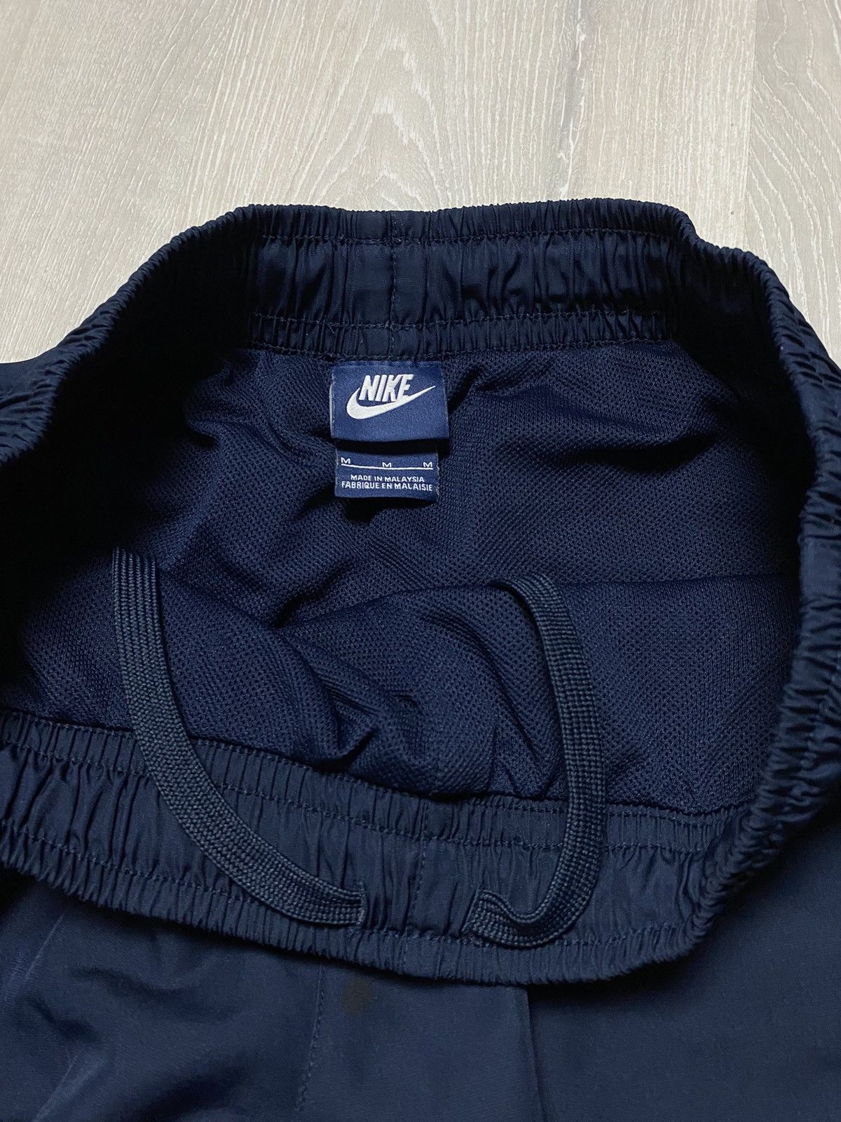 Nike × Vintage Nike vintage navy track pants small swoosh Size US 30 / EU 46 - 4 Thumbnail