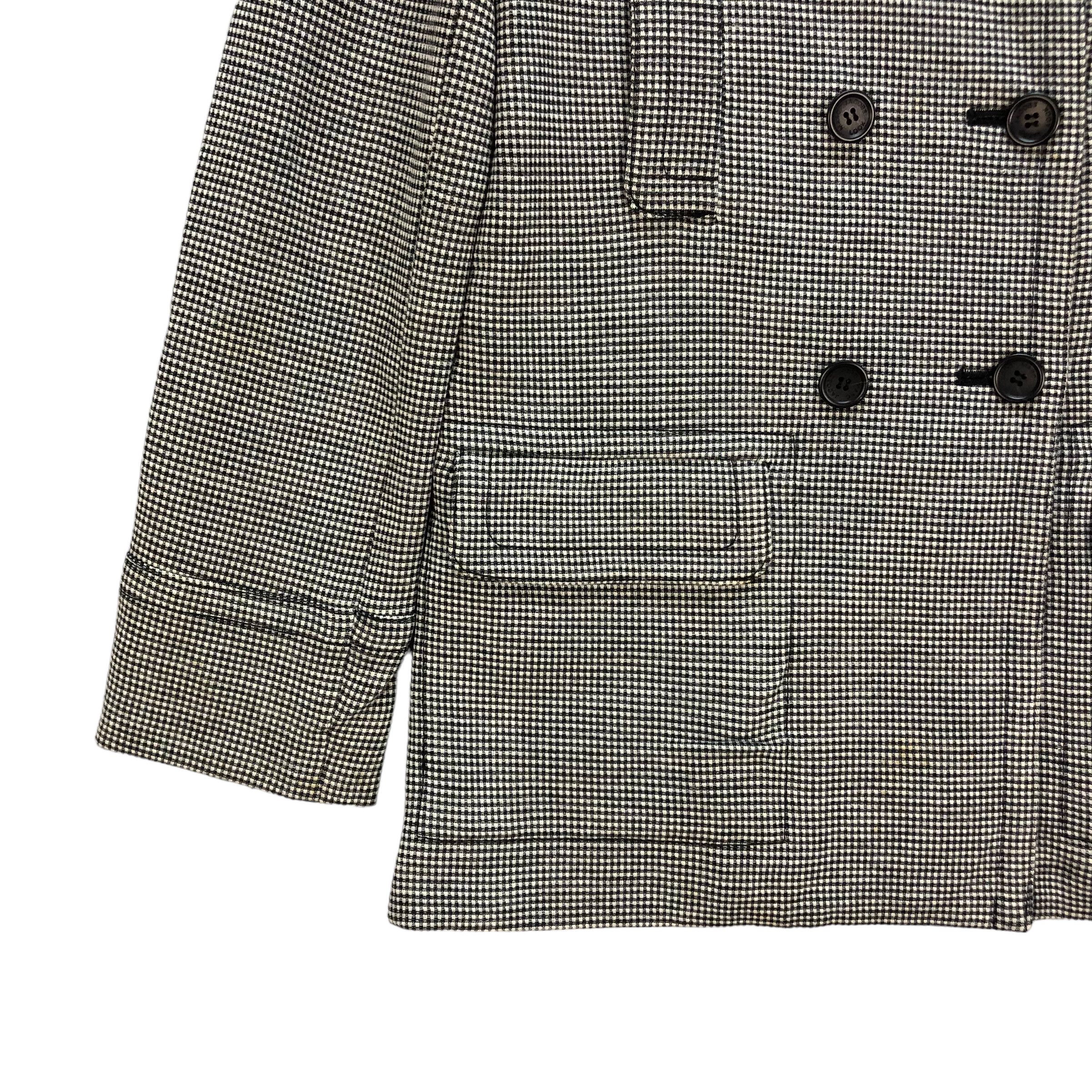 Marc Jacobs MARC JACOBS LOOK HOUNDSTOOTH DOUBLE BREASTED COAT #7198-118 Size M / US 6-8 / IT 42-44 - 4 Thumbnail