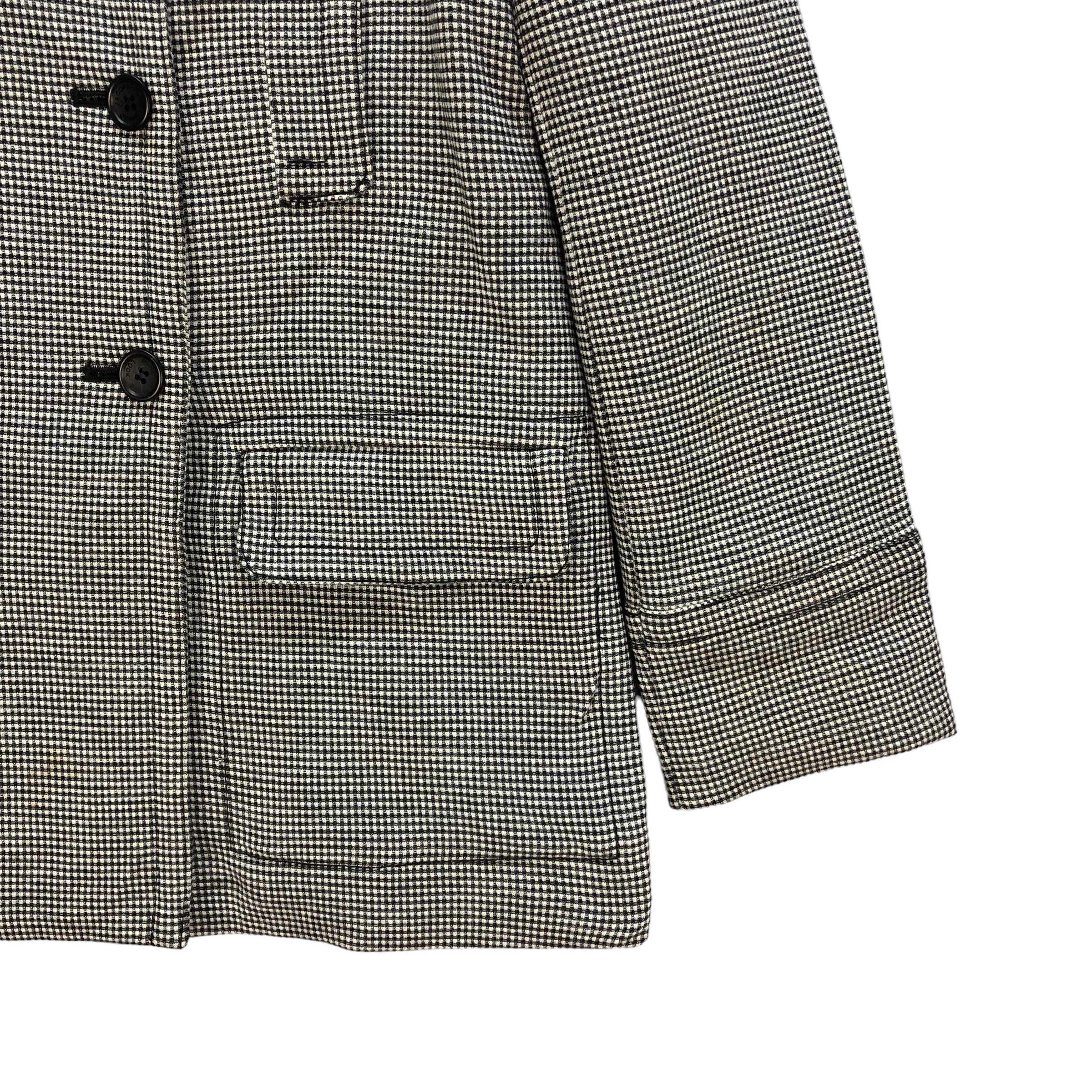Marc Jacobs MARC JACOBS LOOK HOUNDSTOOTH DOUBLE BREASTED COAT #7198-118 Size M / US 6-8 / IT 42-44 - 5 Thumbnail