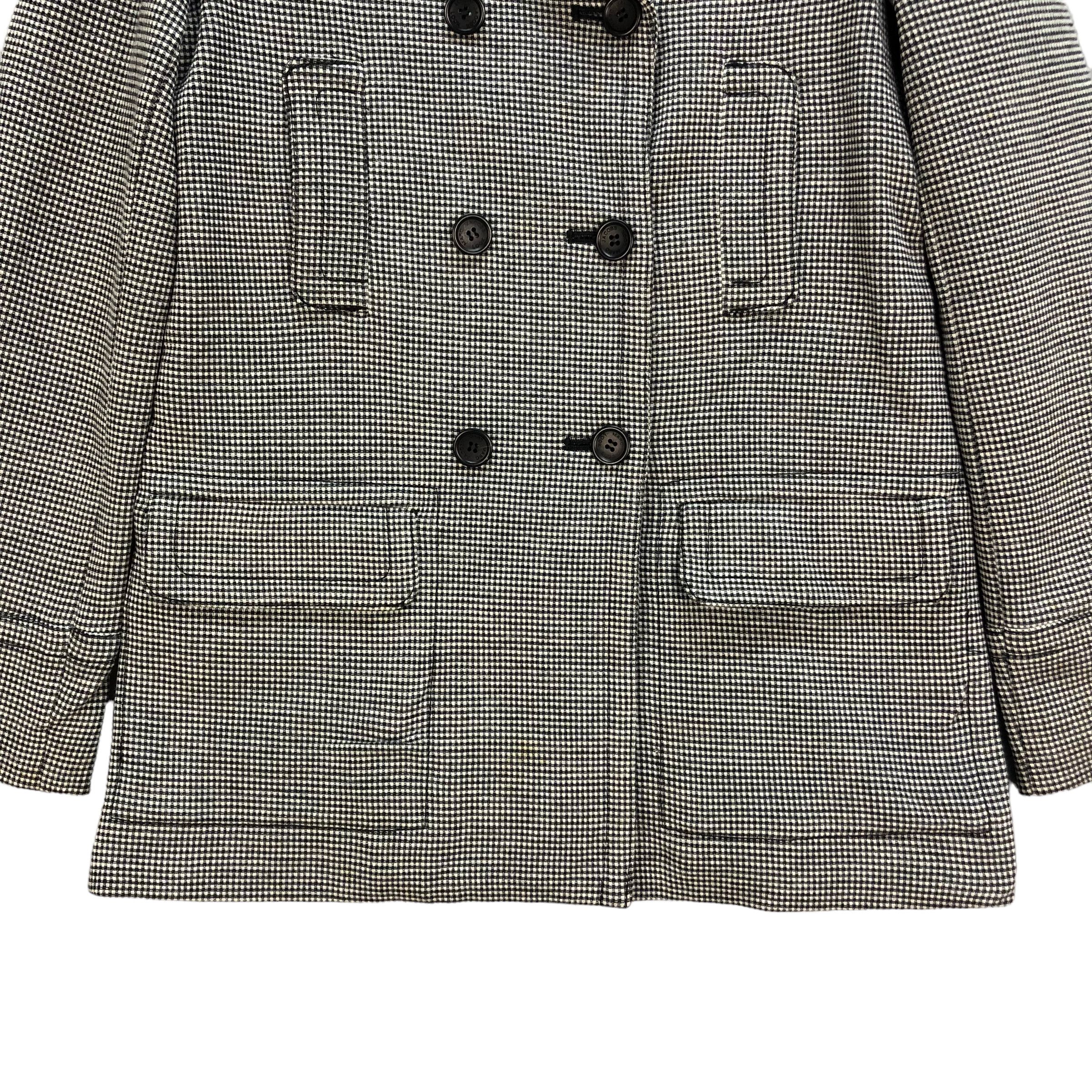 Marc Jacobs MARC JACOBS LOOK HOUNDSTOOTH DOUBLE BREASTED COAT #7198-118 Size M / US 6-8 / IT 42-44 - 3 Thumbnail
