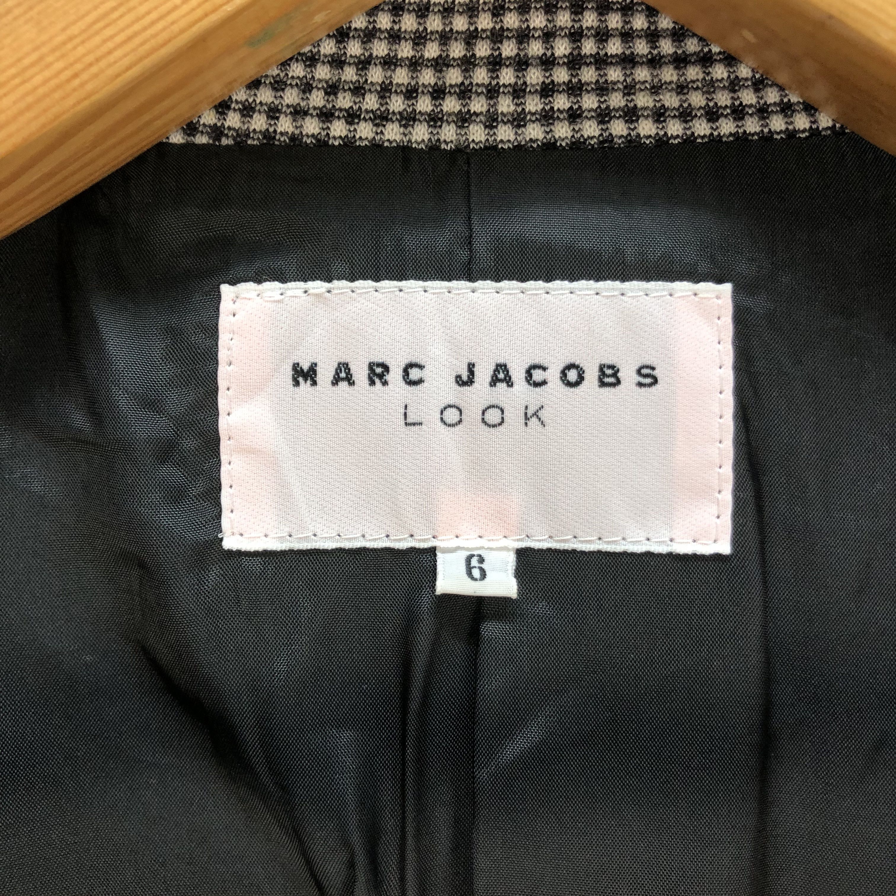 Marc Jacobs MARC JACOBS LOOK HOUNDSTOOTH DOUBLE BREASTED COAT #7198-118 Size M / US 6-8 / IT 42-44 - 7 Thumbnail