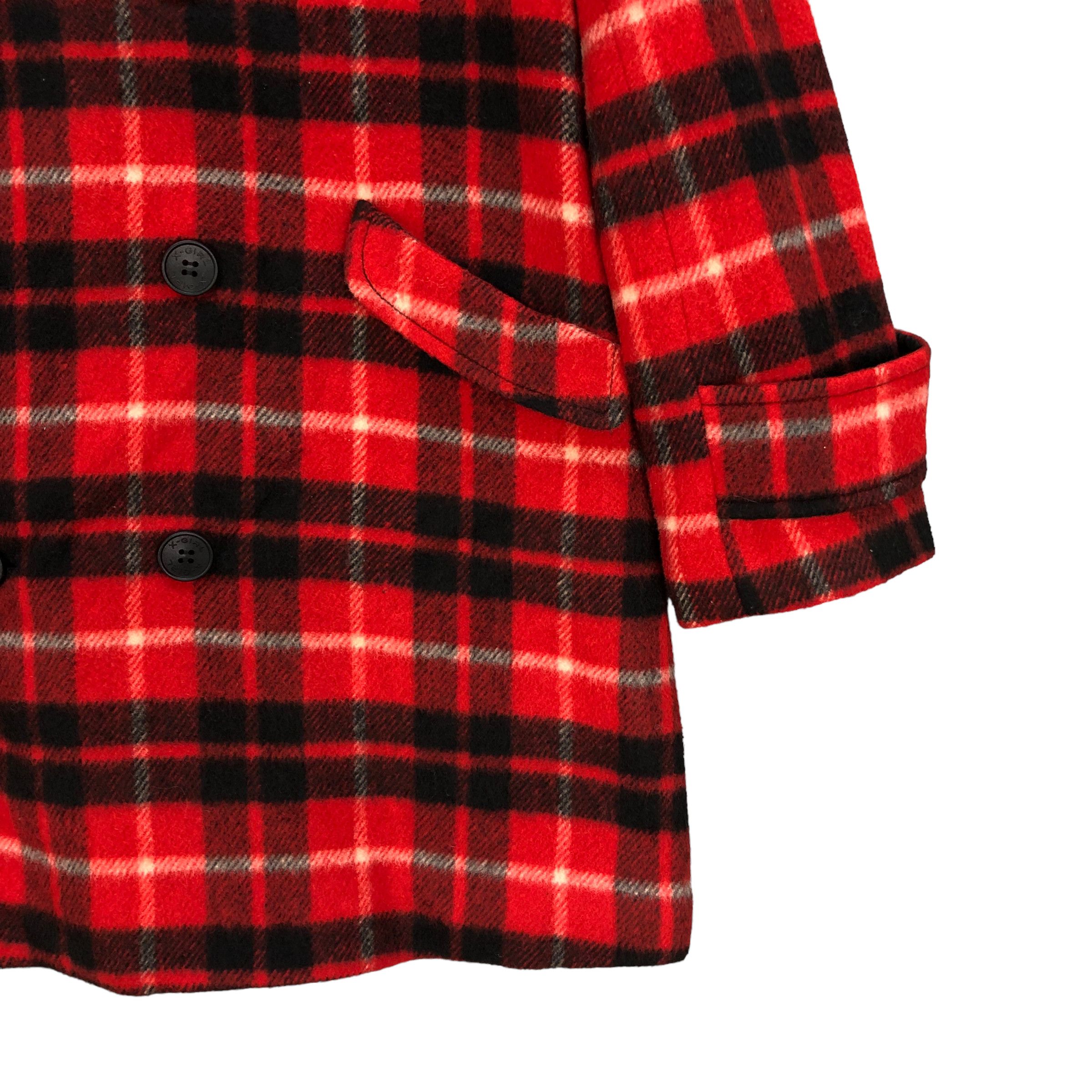 X-Girl X-GIRL TARTAN DOUBLE BREASTED COAT #7199-118 Size S / US 4 / IT 40 - 6 Thumbnail