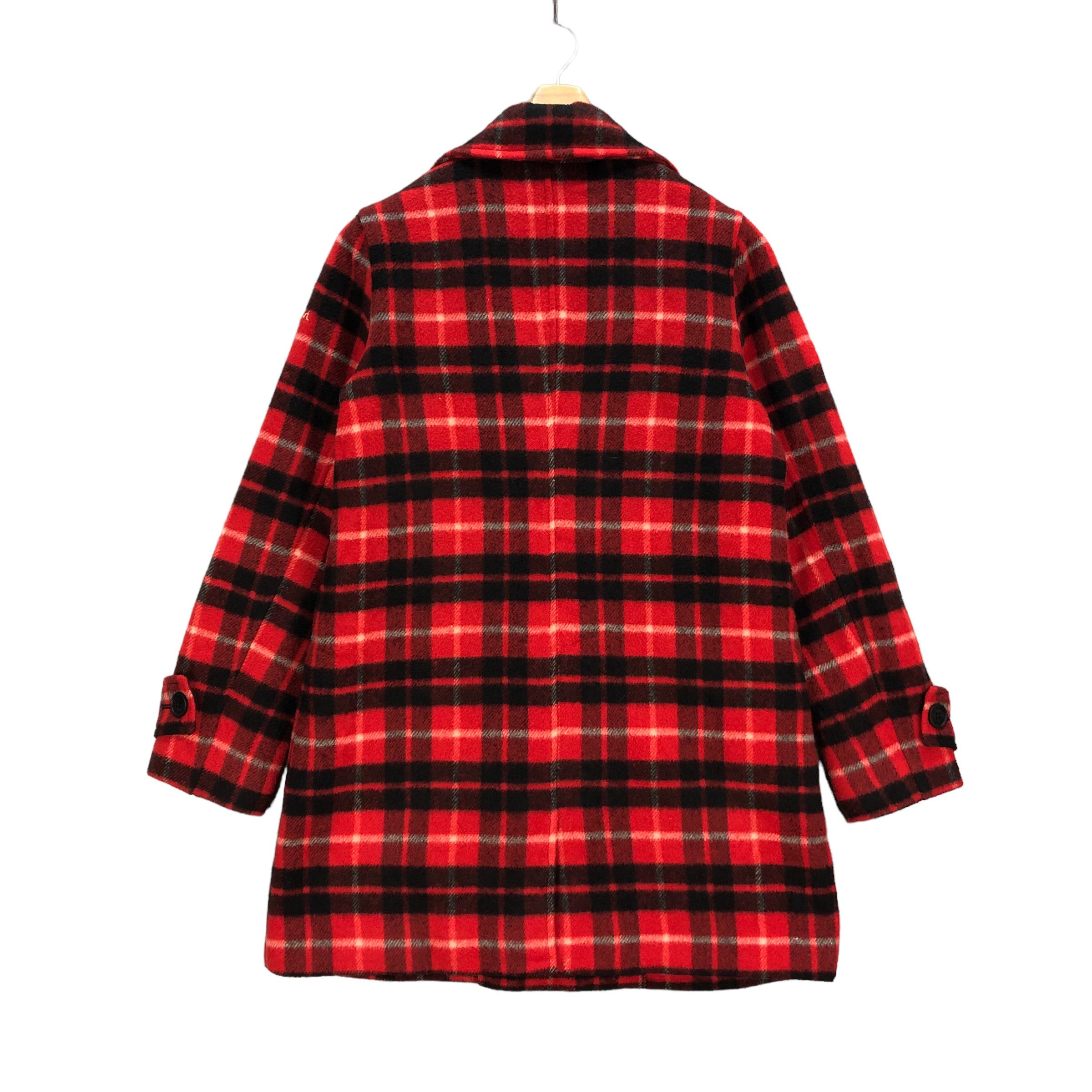 X-Girl X-GIRL TARTAN DOUBLE BREASTED COAT #7199-118 Size S / US 4 / IT 40 - 11 Thumbnail