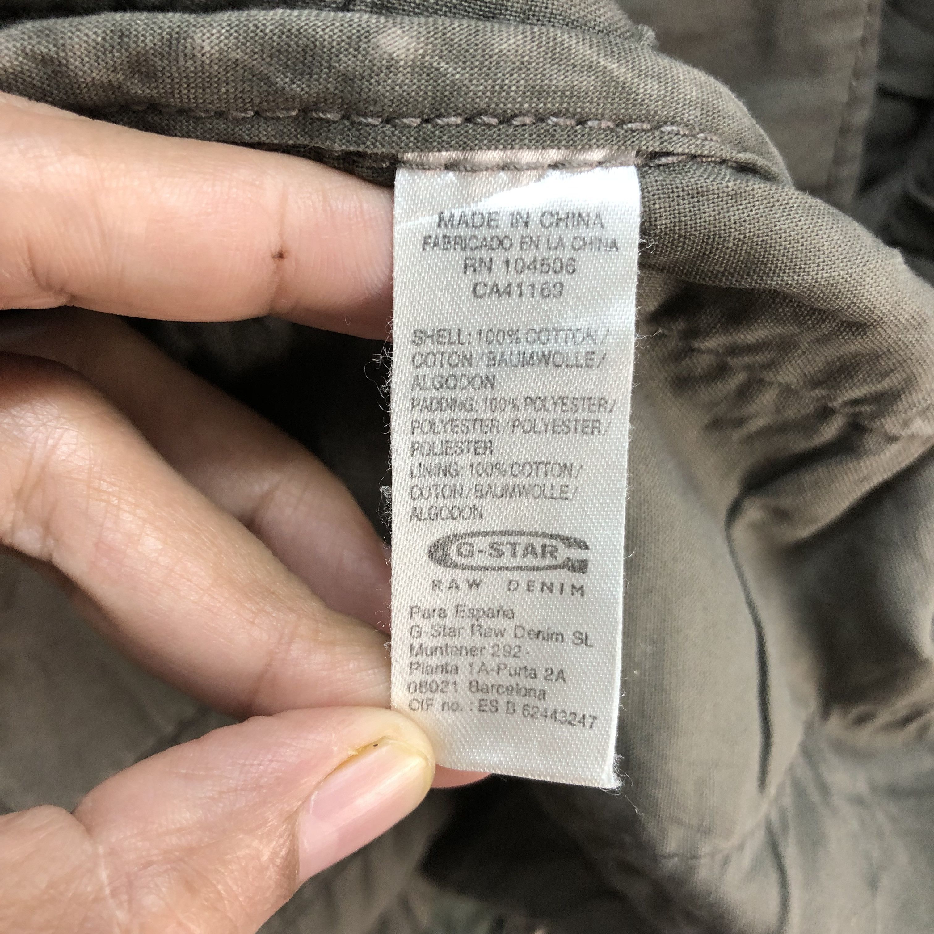 G-Star G STAR RAW EMBROIDERED LOGO UTILITY JACKET #7208-118 Size US M / EU 48-50 / 2 - 15 Thumbnail