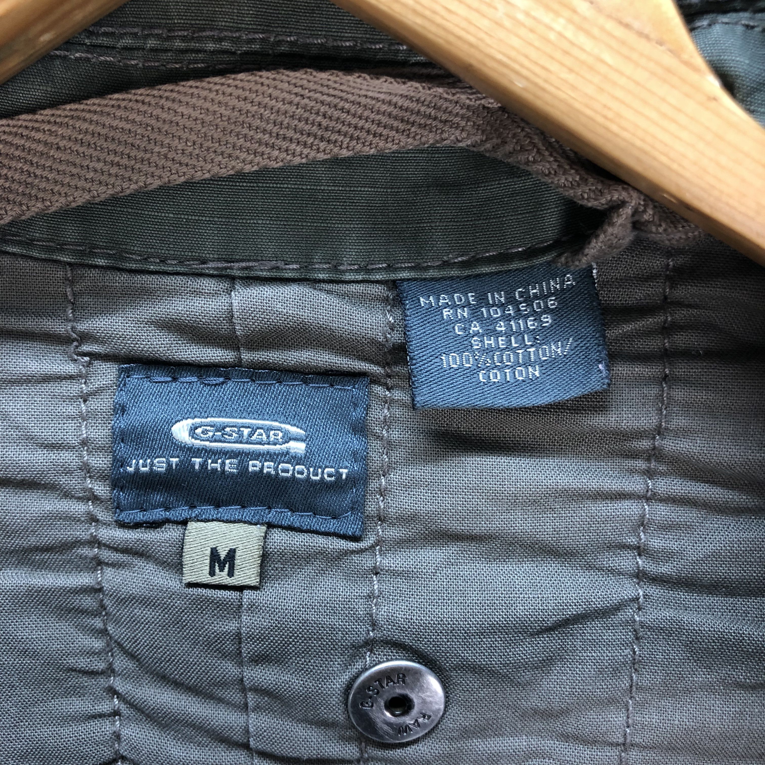 G-Star G STAR RAW EMBROIDERED LOGO UTILITY JACKET #7208-118 Size US M / EU 48-50 / 2 - 13 Thumbnail