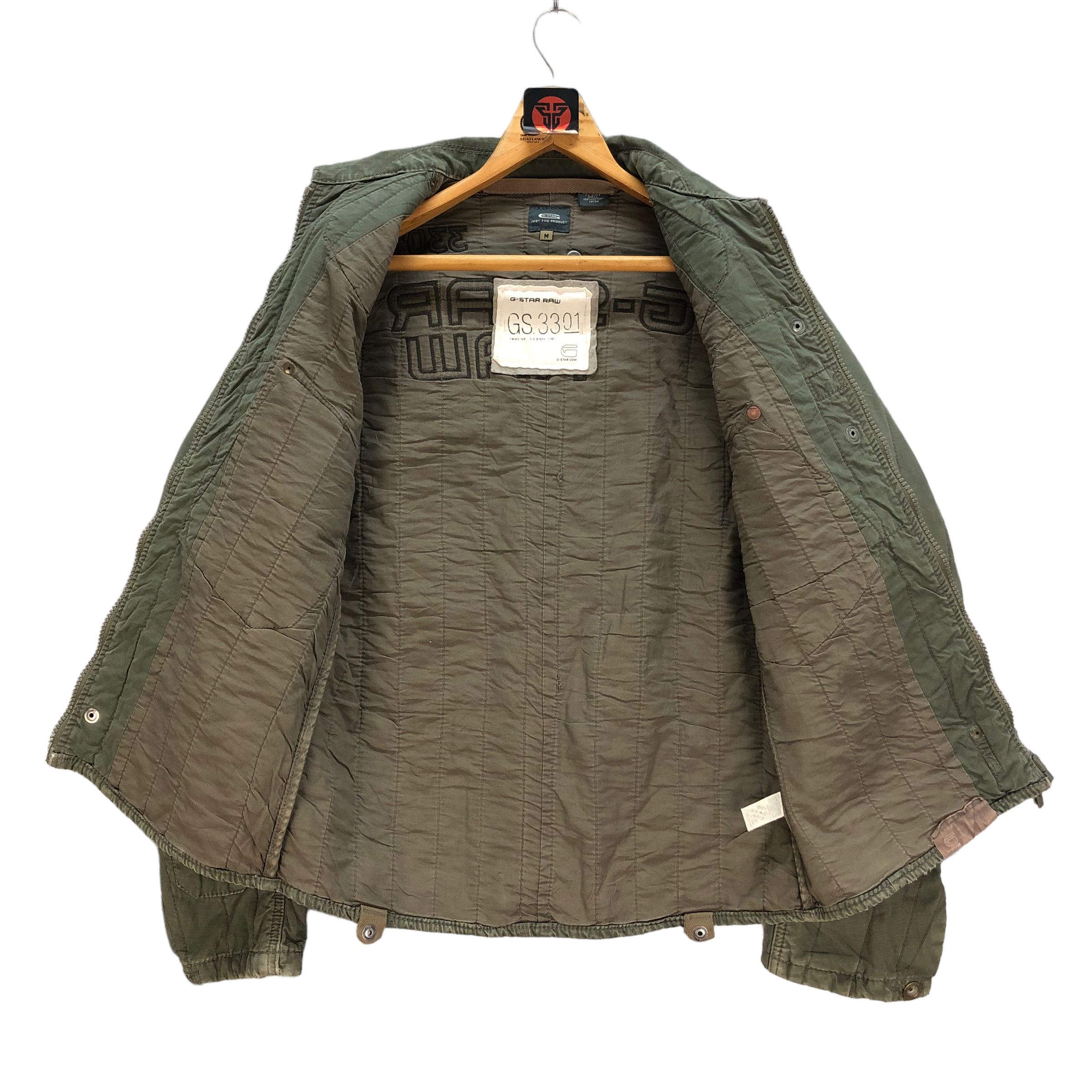G-Star G STAR RAW EMBROIDERED LOGO UTILITY JACKET #7208-118 Size US M / EU 48-50 / 2 - 12 Thumbnail