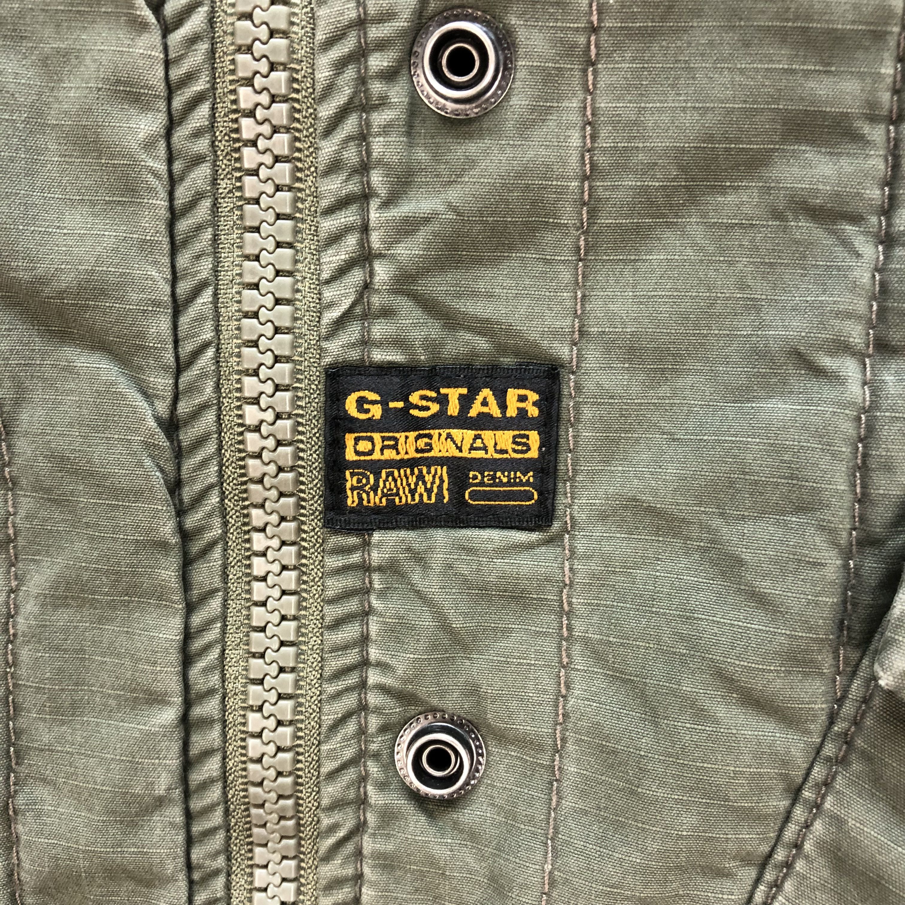 G-Star G STAR RAW EMBROIDERED LOGO UTILITY JACKET #7208-118 Size US M / EU 48-50 / 2 - 4 Thumbnail