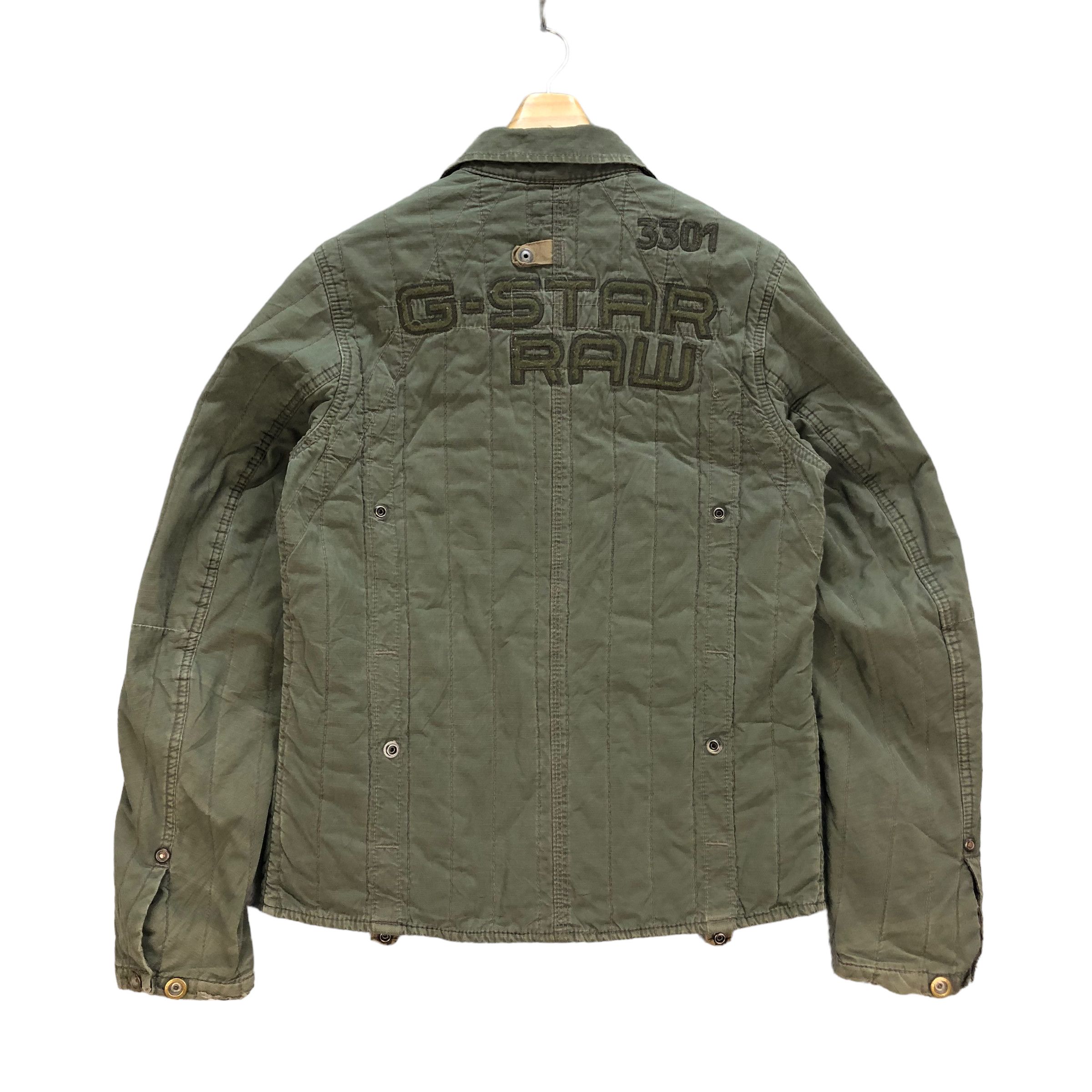 G-Star G STAR RAW EMBROIDERED LOGO UTILITY JACKET #7208-118 Size US M / EU 48-50 / 2 - 17 Thumbnail