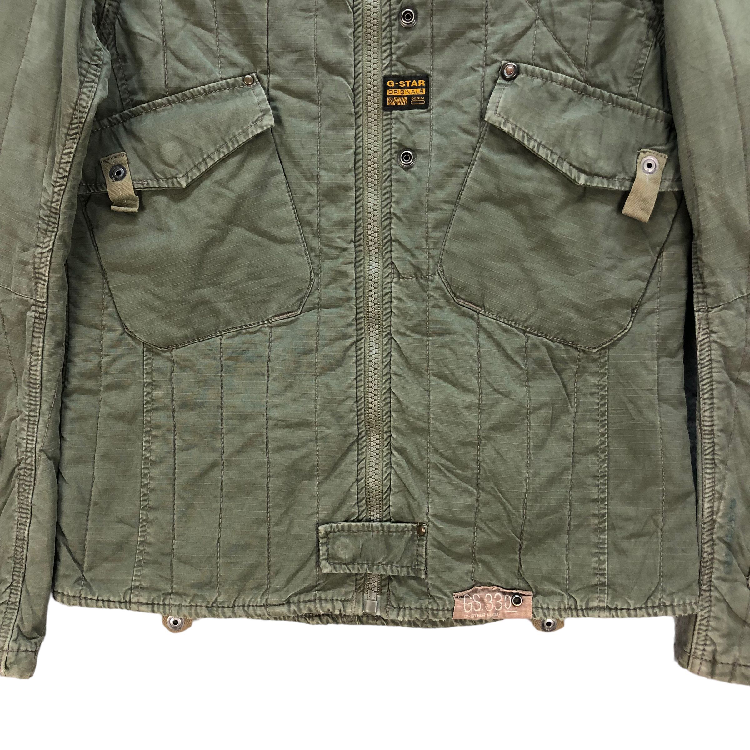 G-Star G STAR RAW EMBROIDERED LOGO UTILITY JACKET #7208-118 Size US M / EU 48-50 / 2 - 5 Thumbnail