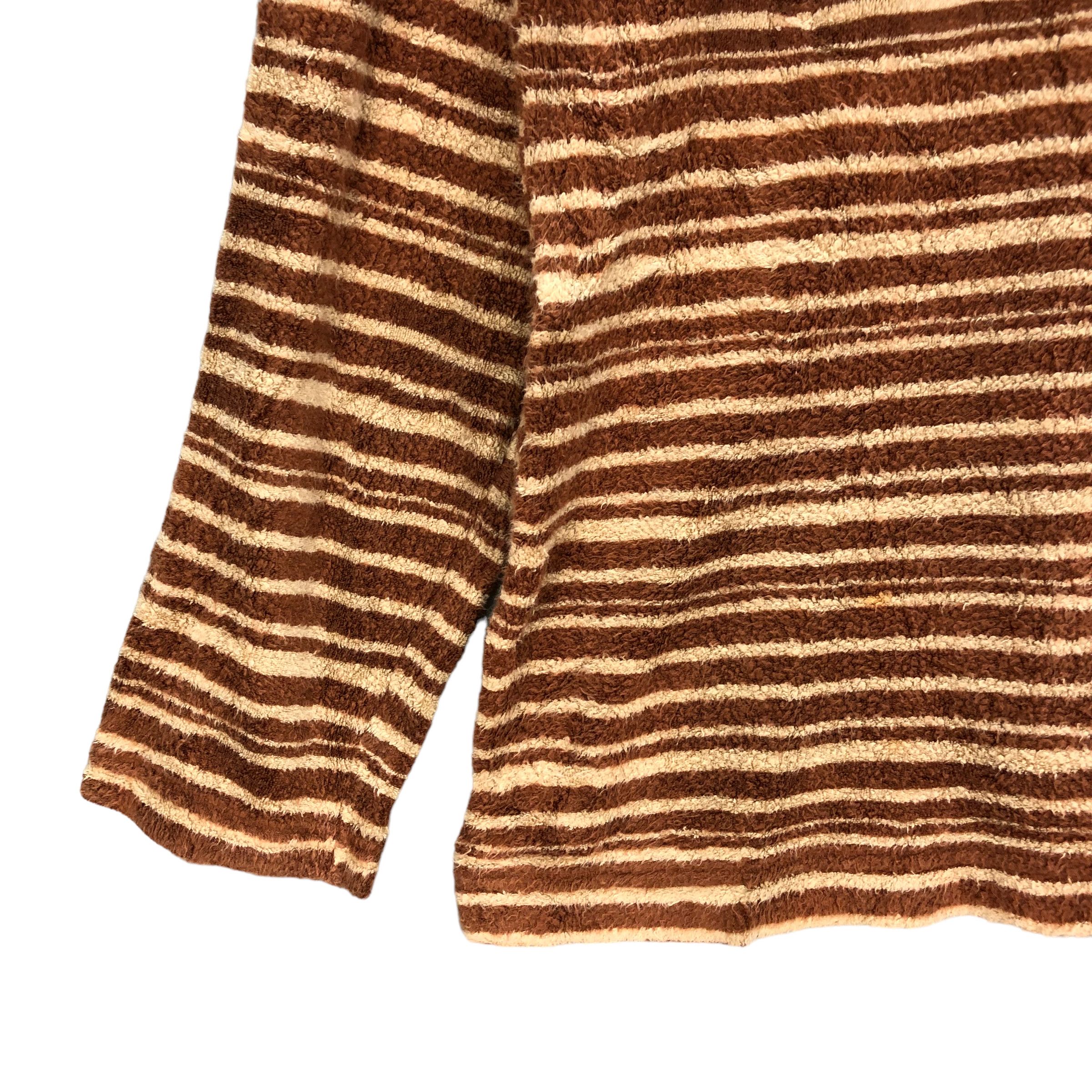 Hai Sporting Gear VINTAGE HAI SPORTING GEAR STRIPED FLEECE HOODIES #7211-119 Size US M / EU 48-50 / 2 - 6 Thumbnail
