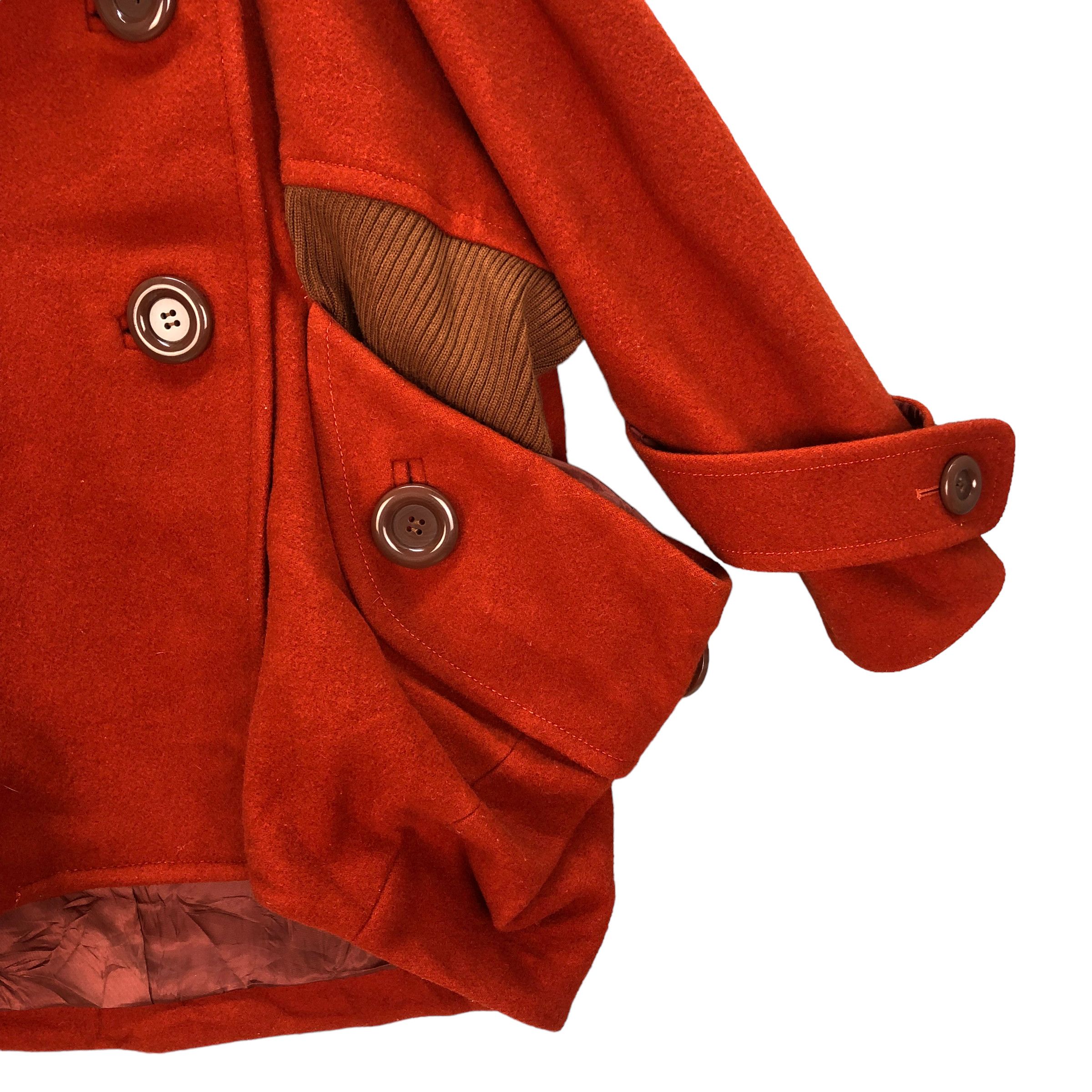 mercibeaucoup MERCIBEAUCOUP ISSEY MIYAKE WOOL BLEND HEAVY COAT #7220-119 Size XS / US 0-2 / IT 36-38 - 5 Thumbnail