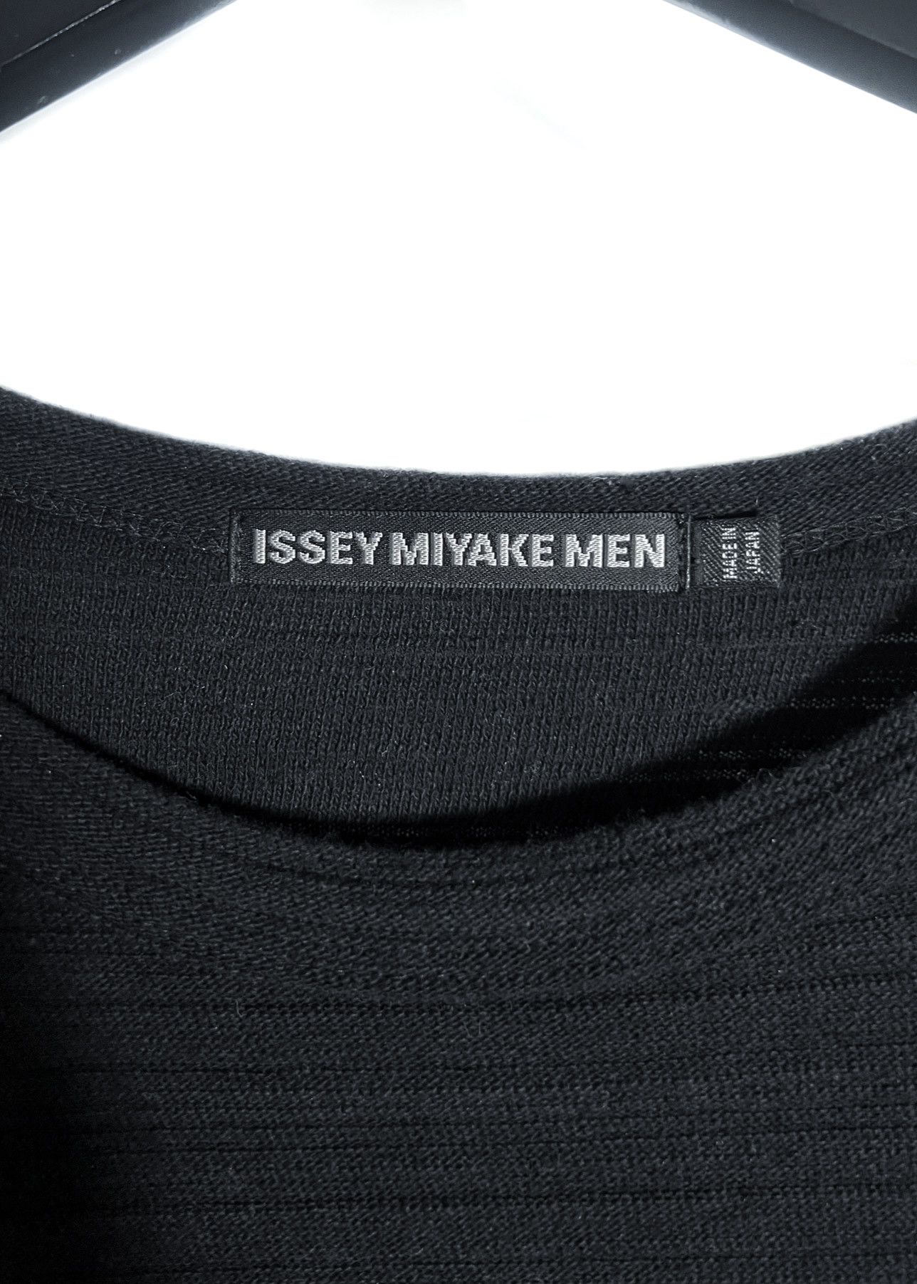 Issey Miyake Issey Miyake Men Black Textured Cotton T-shirt Size US L / EU 52-54 / 3 - 4 Thumbnail