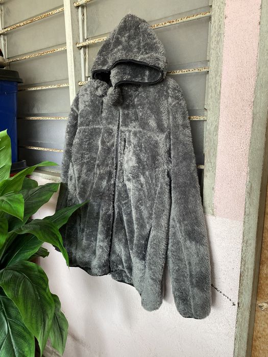 Uniqlo - Faux Shearling Hooded Coat
