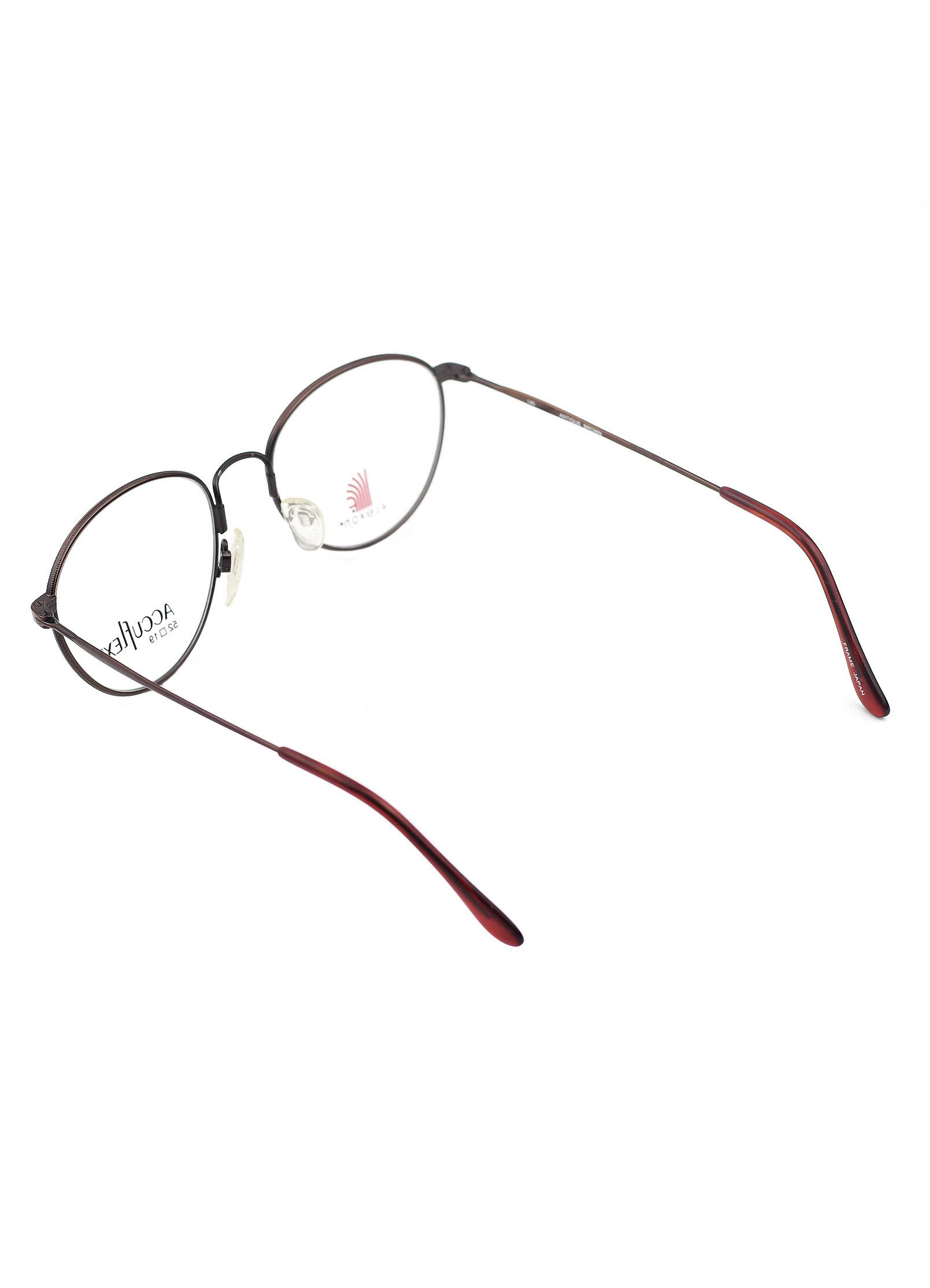Vintage NOS 80s Accuflex vintage round glasses frame OG DS Japan Size ONE SIZE - 5 Thumbnail