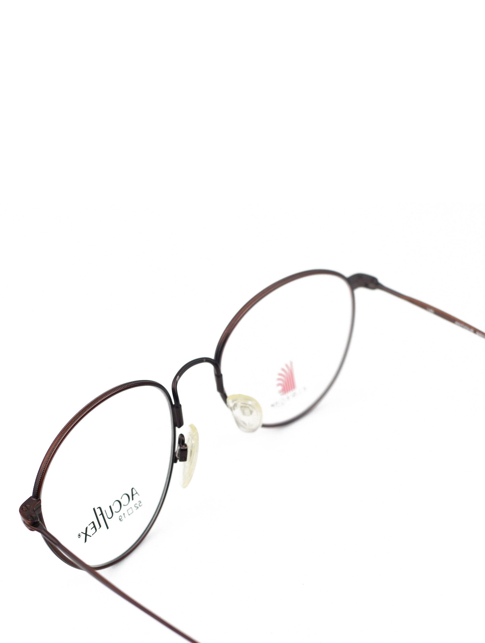 Vintage NOS 80s Accuflex vintage round glasses frame OG DS Japan Size ONE SIZE - 6 Thumbnail