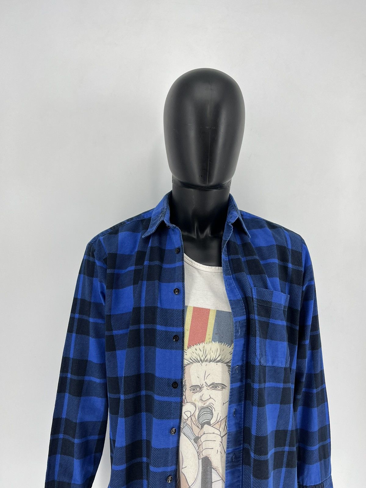 Flannel × Vintage Vintage Y2K Flannel Shirt Travis Scott Style Size US M / EU 48-50 / 2 - 3 Thumbnail