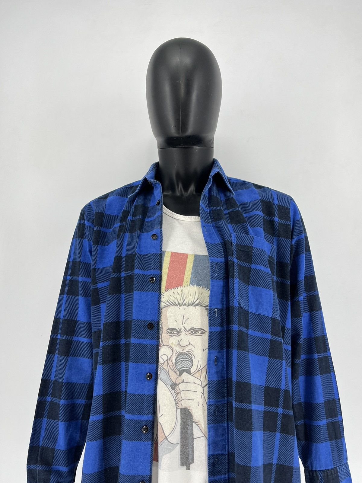 Flannel × Vintage Vintage Y2K Flannel Shirt Travis Scott Style Size US M / EU 48-50 / 2 - 6 Thumbnail