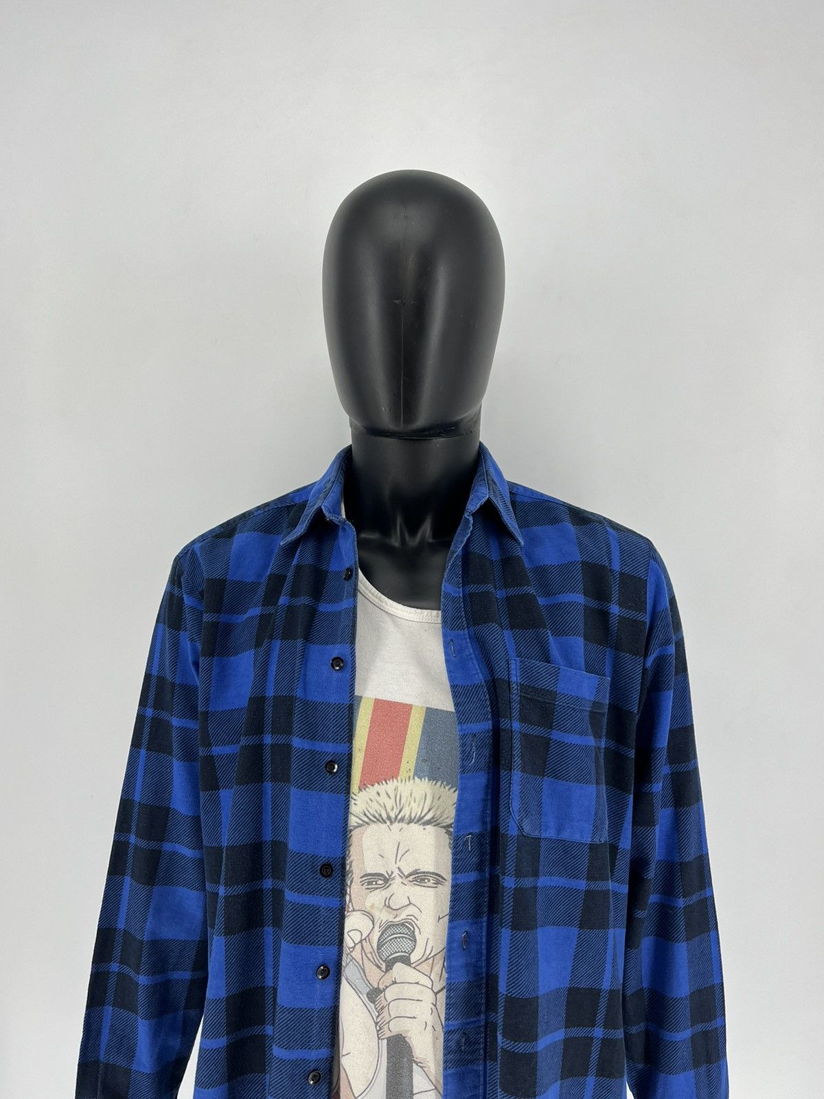 Flannel × Vintage Vintage Y2K Flannel Shirt Travis Scott Style Size US M / EU 48-50 / 2 - 1 Thumbnail
