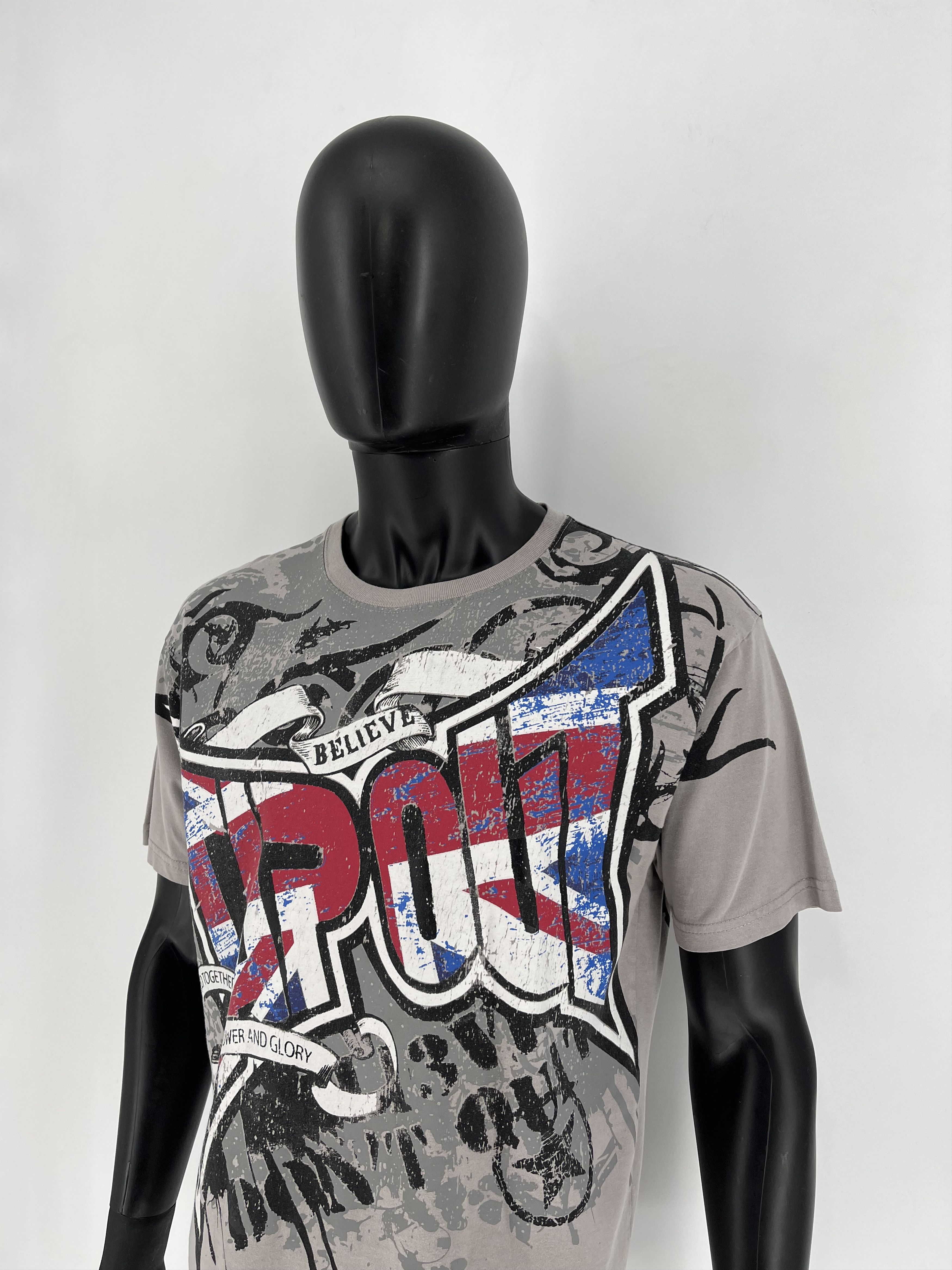 Tapout × Vintage Rare Tapout "Believe" Tee Y2K Affliction Style Size US L / EU 52-54 / 3 - 4 Thumbnail