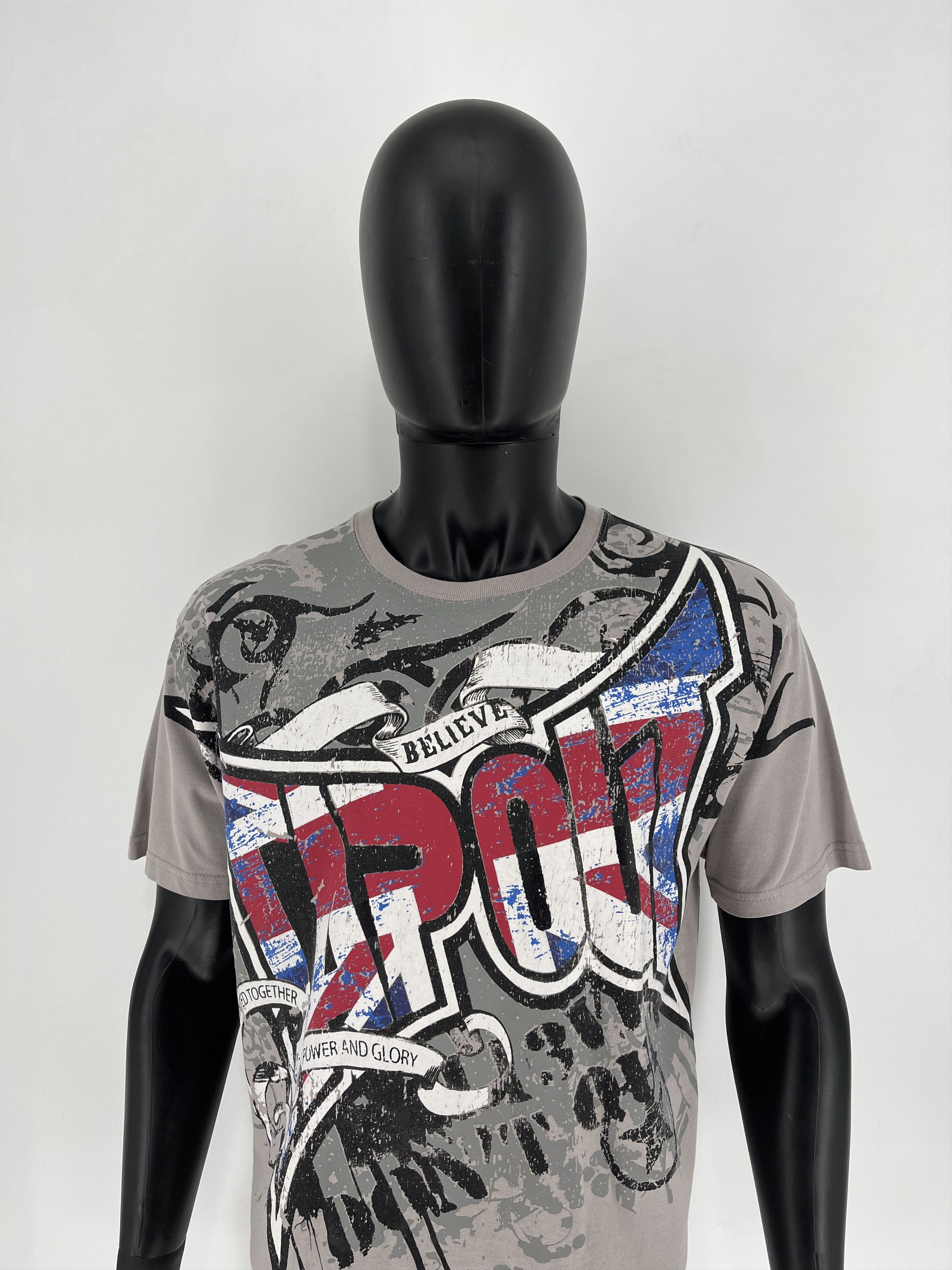 Tapout × Vintage Rare Tapout "Believe" Tee Y2K Affliction Style Size US L / EU 52-54 / 3 - 1 Thumbnail
