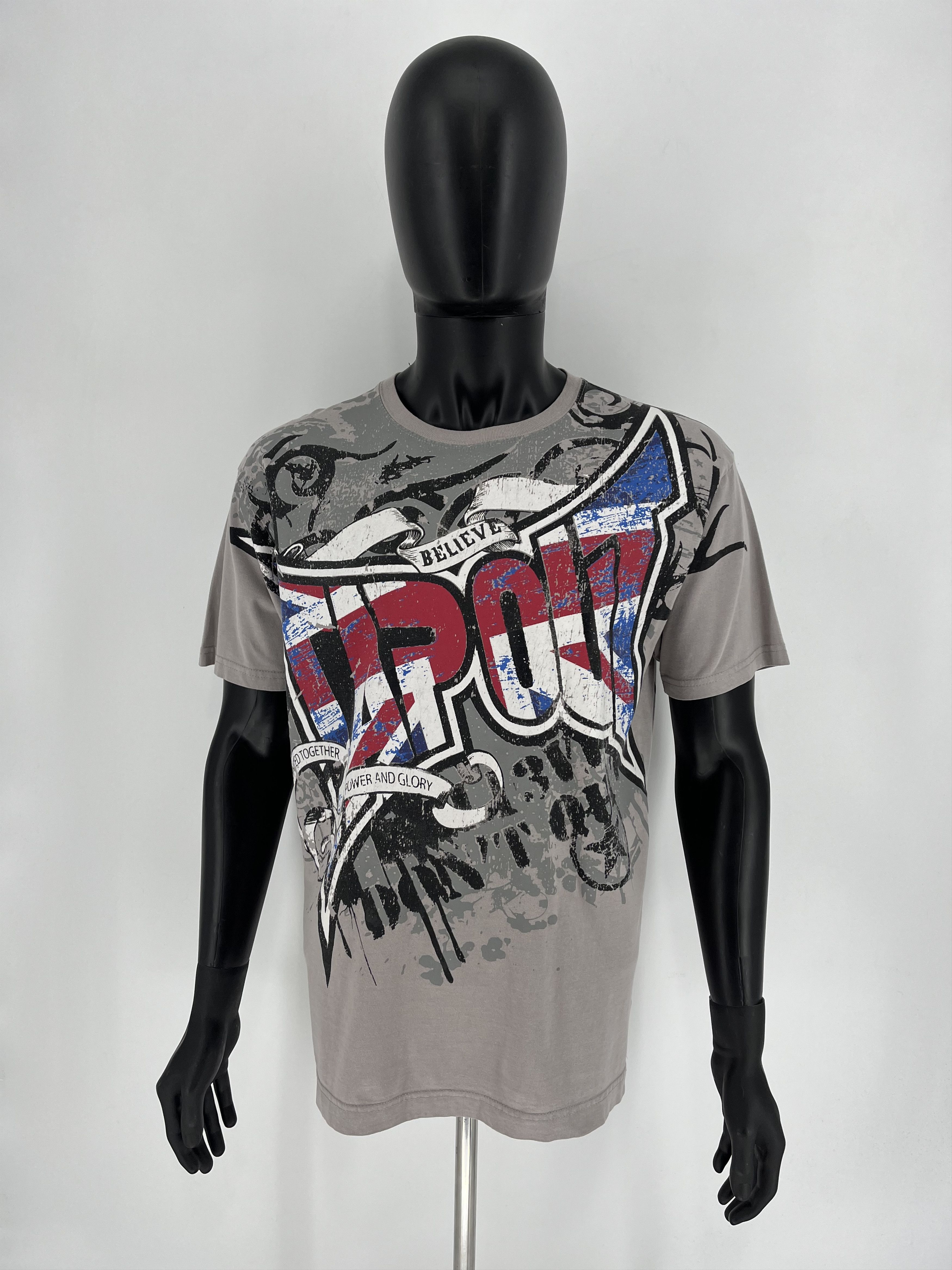 Tapout × Vintage Rare Tapout "Believe" Tee Y2K Affliction Style Size US L / EU 52-54 / 3 - 2 Thumbnail