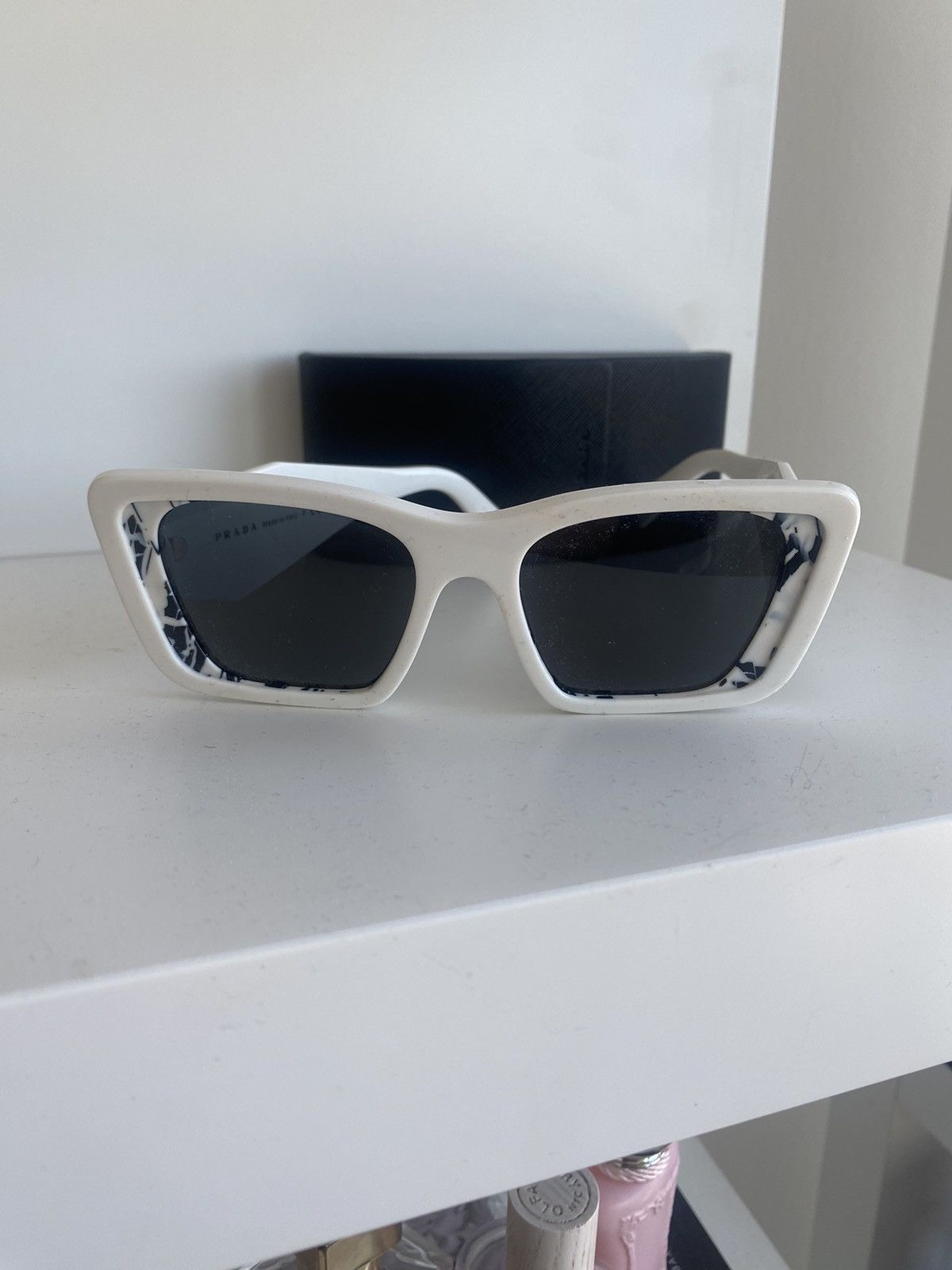 image of Prada Sunglasses in White, Men's