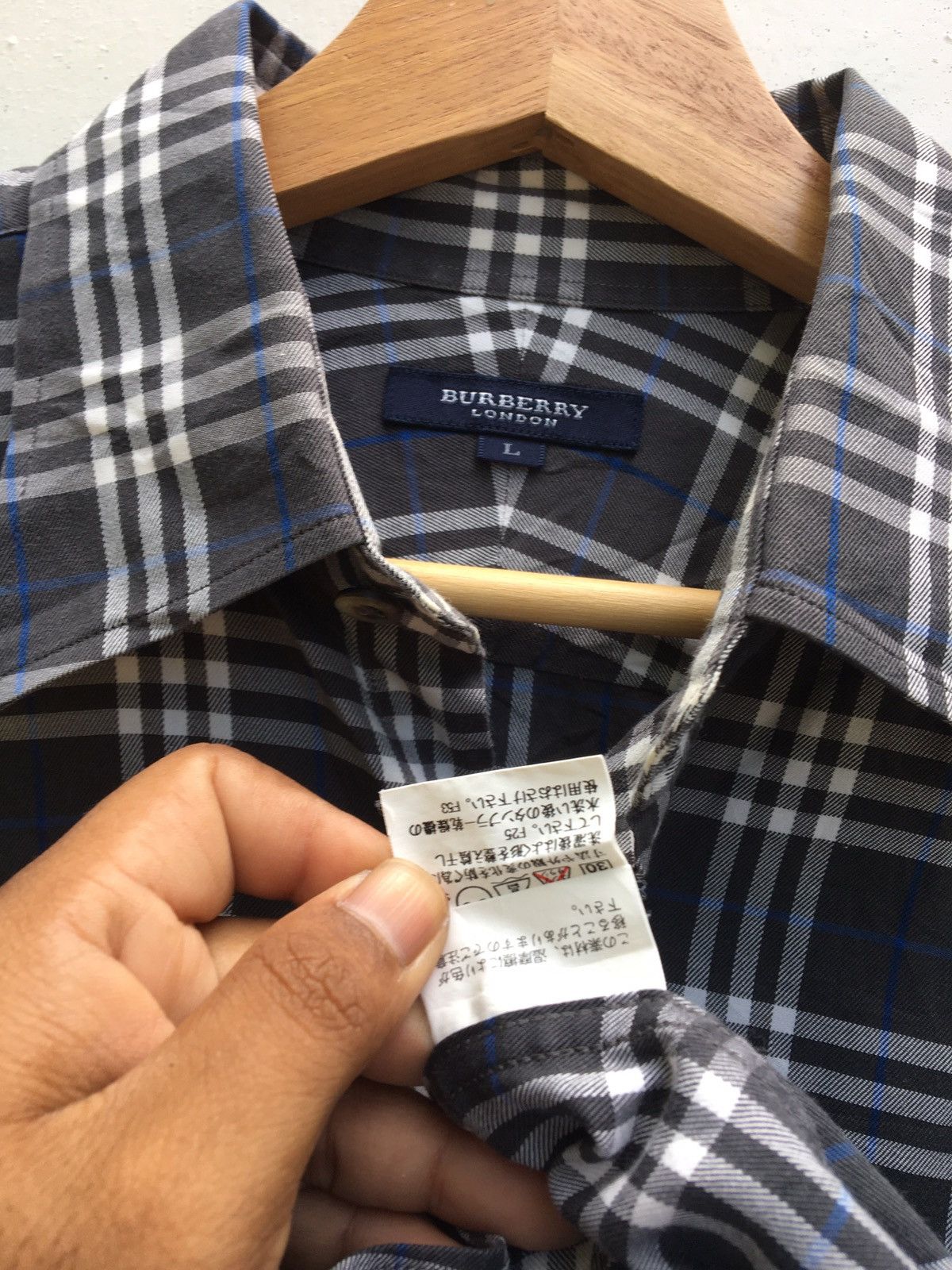Burberry Vintage Burberry Checkered Longsleeve Shirt Size US L / EU 52-54 / 3 - 8 Thumbnail