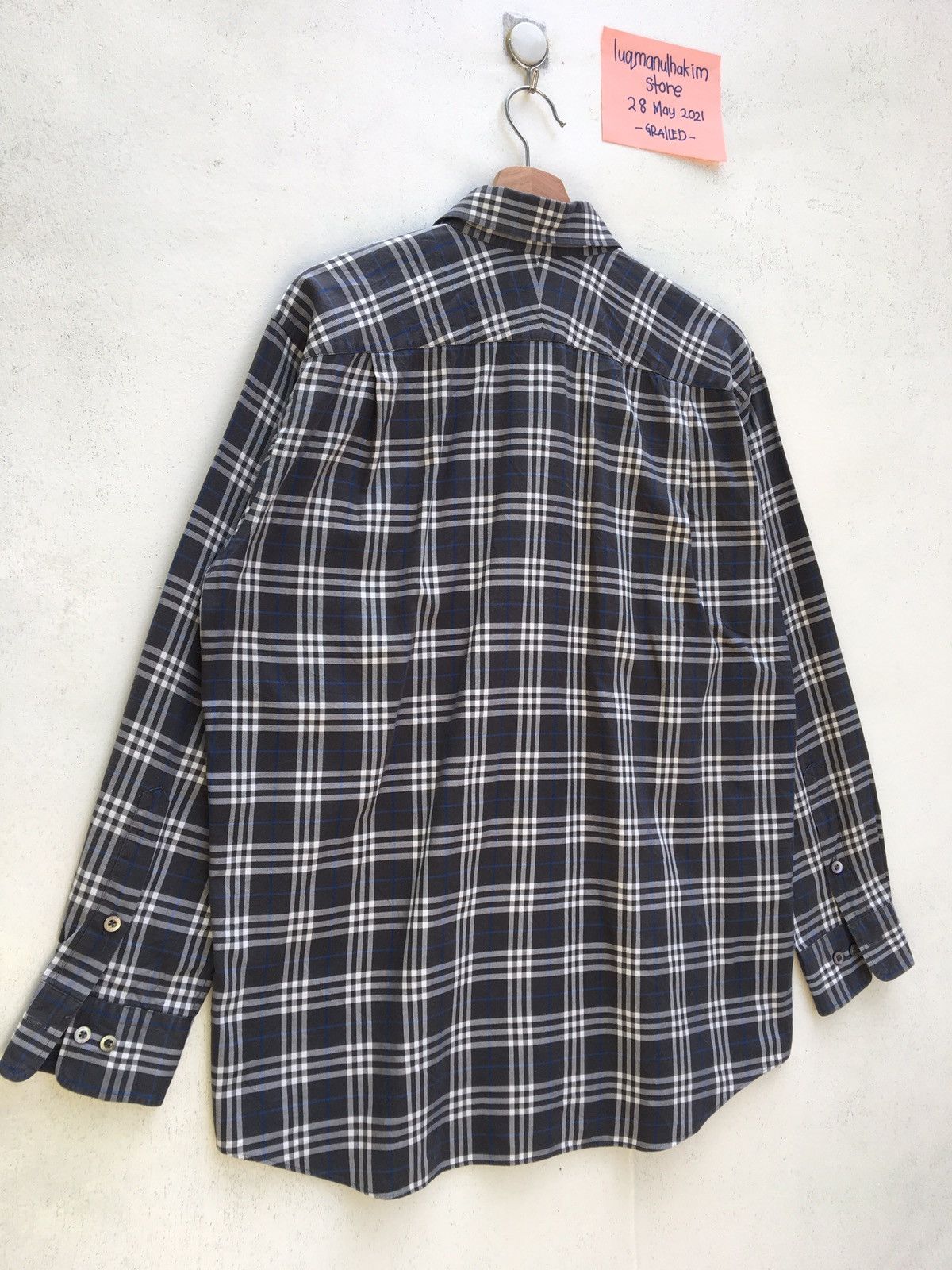 Burberry Vintage Burberry Checkered Longsleeve Shirt Size US L / EU 52-54 / 3 - 12 Thumbnail