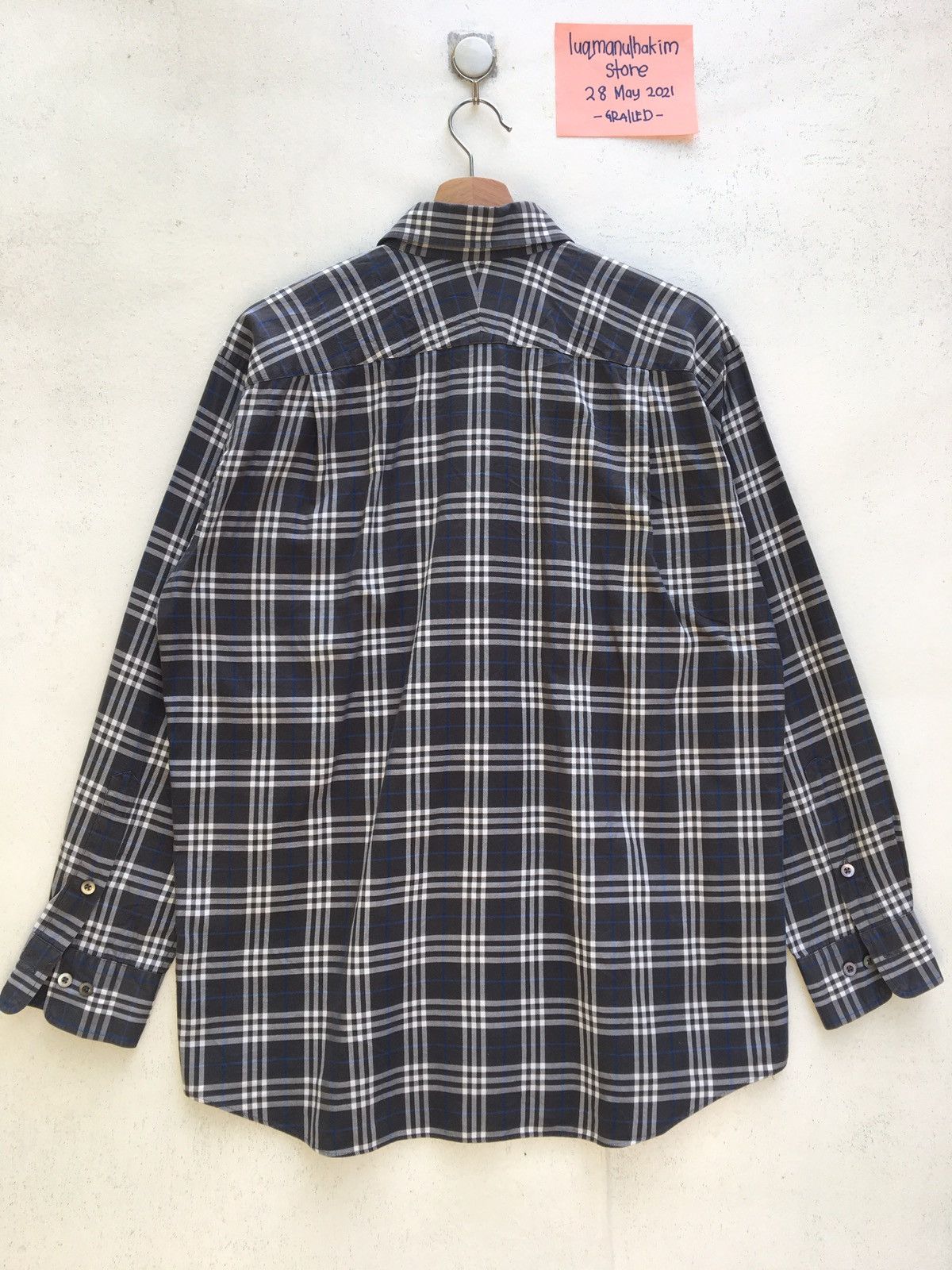 Burberry Vintage Burberry Checkered Longsleeve Shirt Size US L / EU 52-54 / 3 - 11 Thumbnail