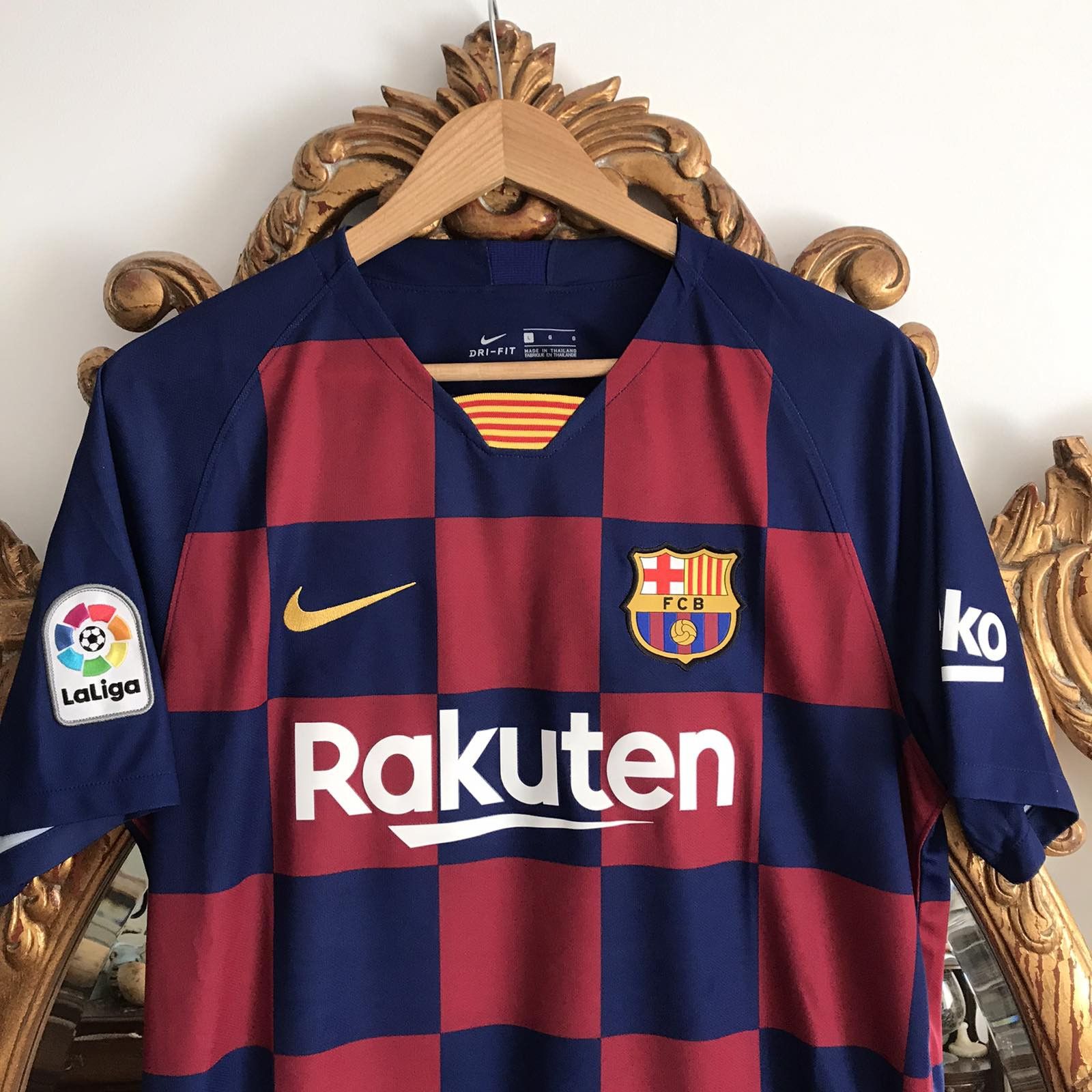 Nike Nike FC Barcelona Soccer Jersey Blockcore La Liga Sz L Size US L / EU 52-54 / 3 - 2 Thumbnail