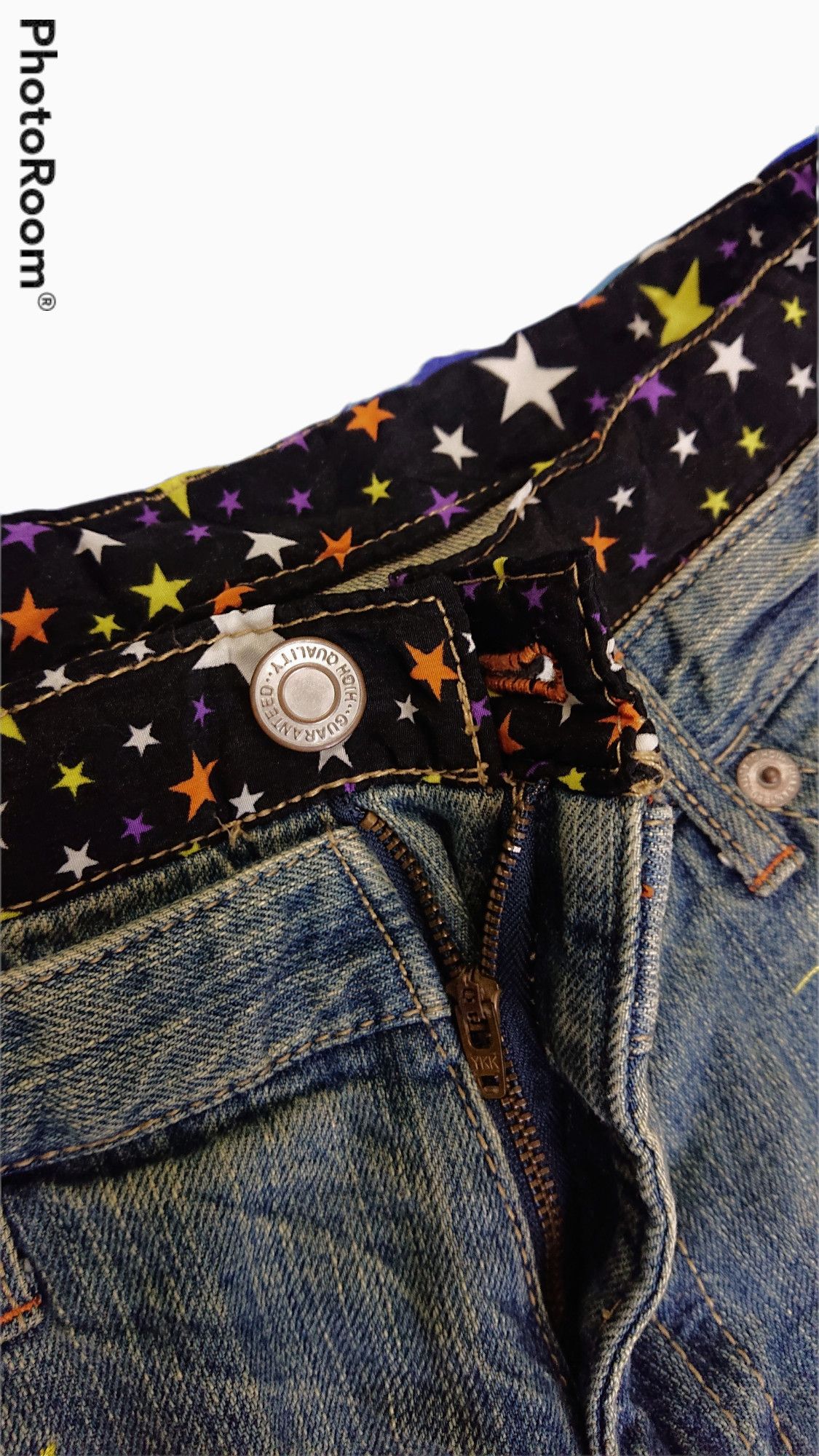 Japanese Brand × Seditionaries VINTAGE JAPANESE DESIGNER JEANS RIPPER STAR PATCHES Size US 31 - 6 Thumbnail