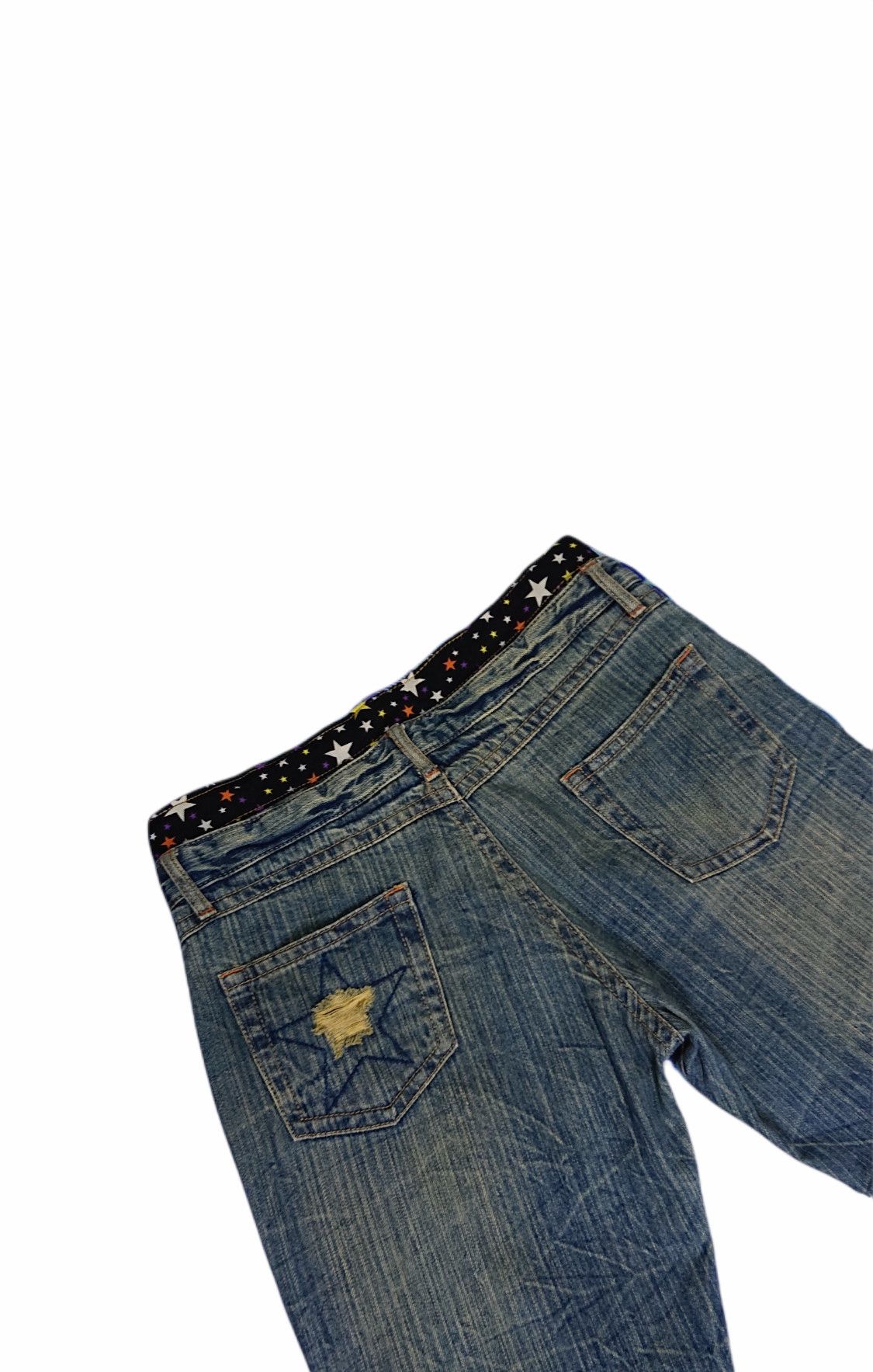 Japanese Brand × Seditionaries VINTAGE JAPANESE DESIGNER JEANS RIPPER STAR PATCHES Size US 31 - 5 Thumbnail