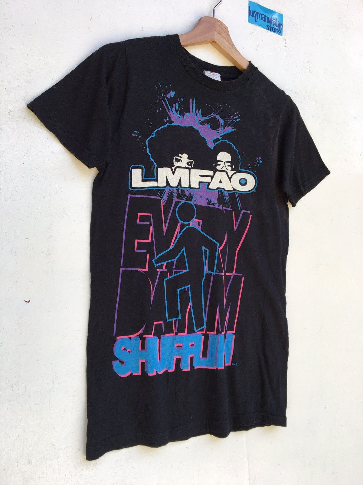 Rap Tees LMFAO Hip Hop Music Everyday Im Shufflin Printed Tshirt Size US S / EU 44-46 / 1 - 2 Thumbnail