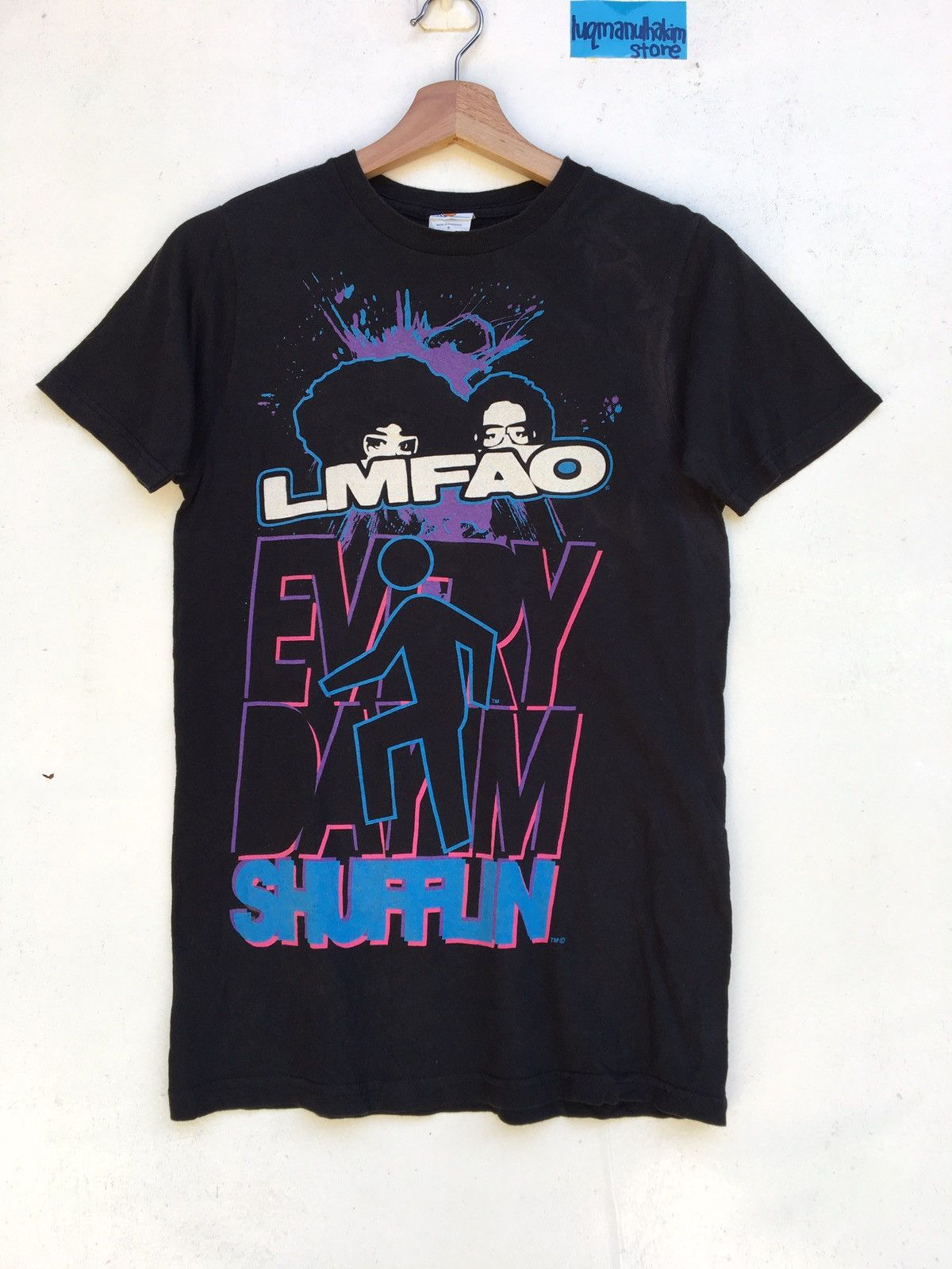 Rap Tees LMFAO Hip Hop Music Everyday Im Shufflin Printed Tshirt Size US S / EU 44-46 / 1 - 1 Thumbnail