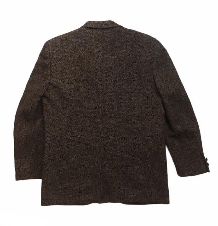 Harris Tweed Harris Tweed Kent Herringbone Wooven Wool Blazer Size 42R - 9 Thumbnail