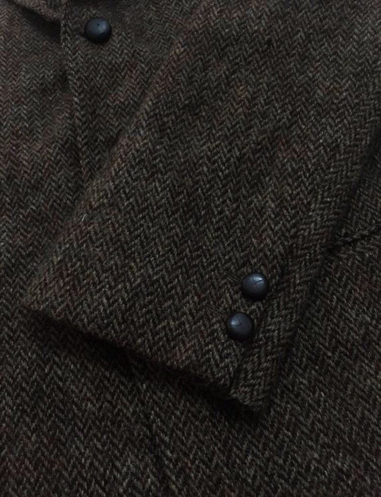 Harris Tweed Harris Tweed Kent Herringbone Wooven Wool Blazer Size 42R - 6 Thumbnail