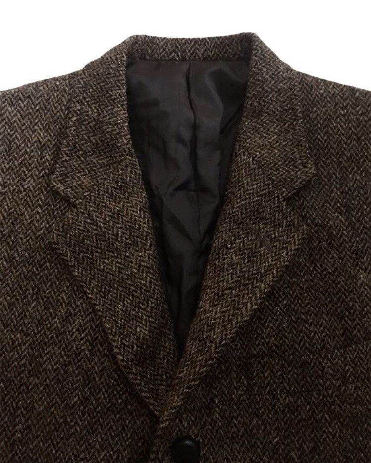 Harris Tweed Harris Tweed Kent Herringbone Wooven Wool Blazer Size 42R - 5 Thumbnail