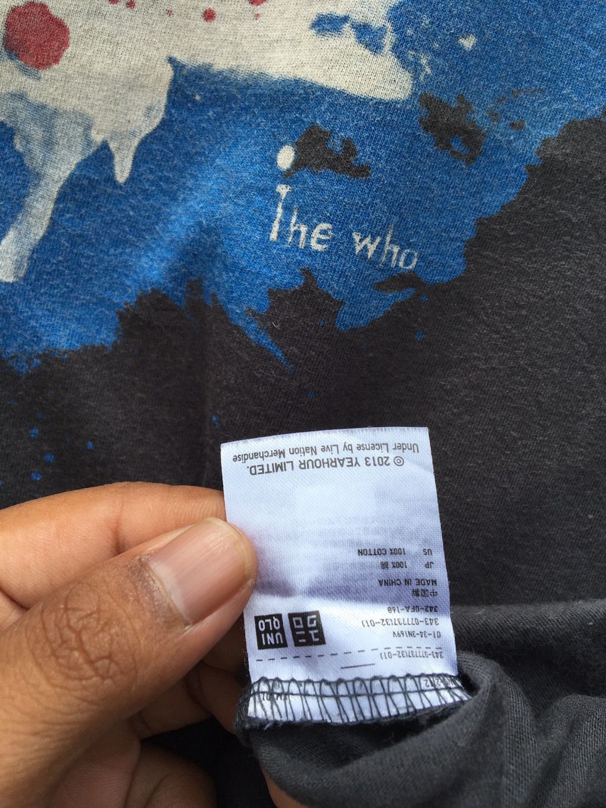 Band Tees Rare UNIQLO x Band Tee The Who Printed Tshirt Size US L / EU 52-54 / 3 - 7 Thumbnail